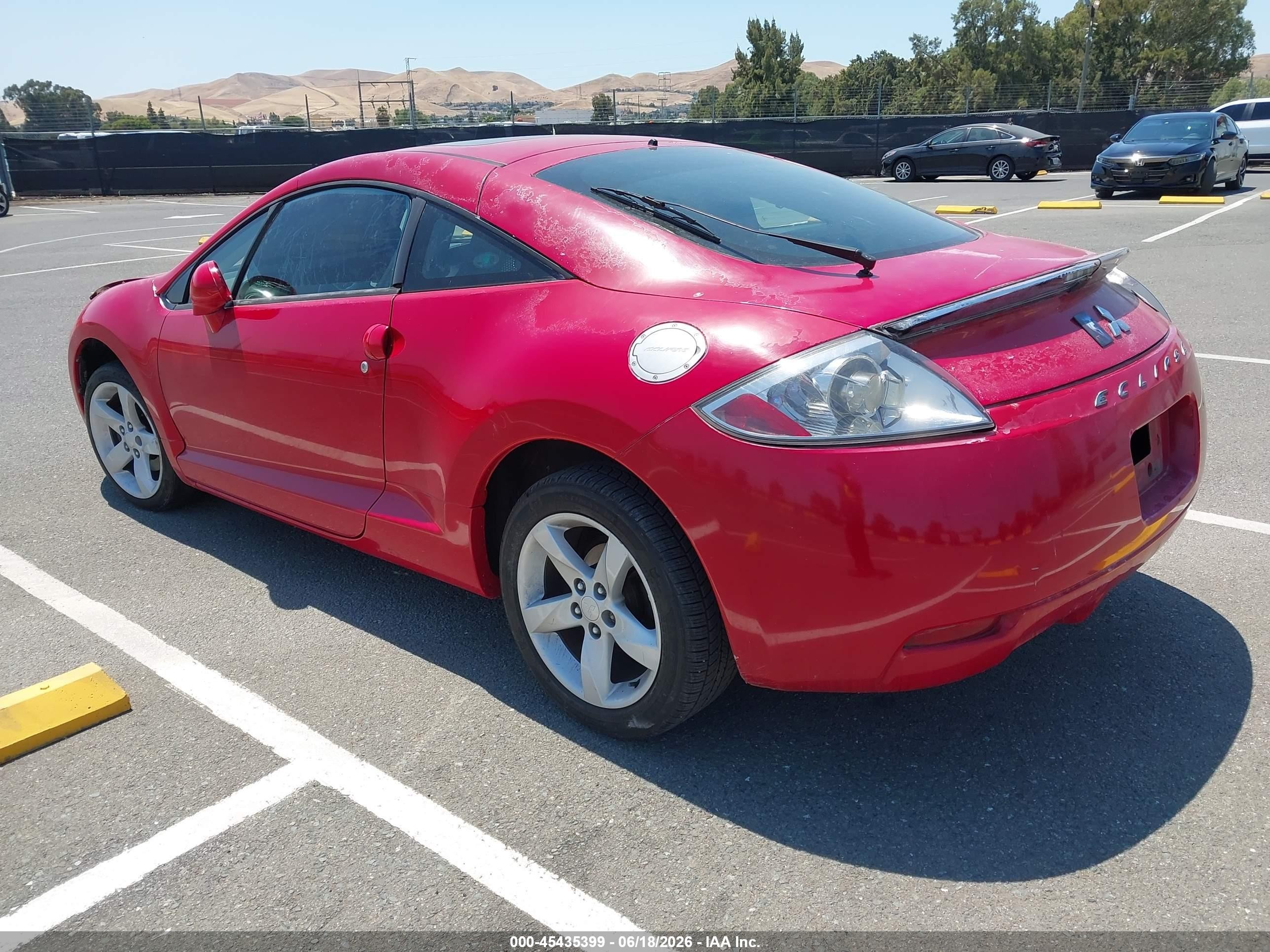 2006 Mitsubishi Eclipse Gs Red vin: 4A3AK24F06E006625