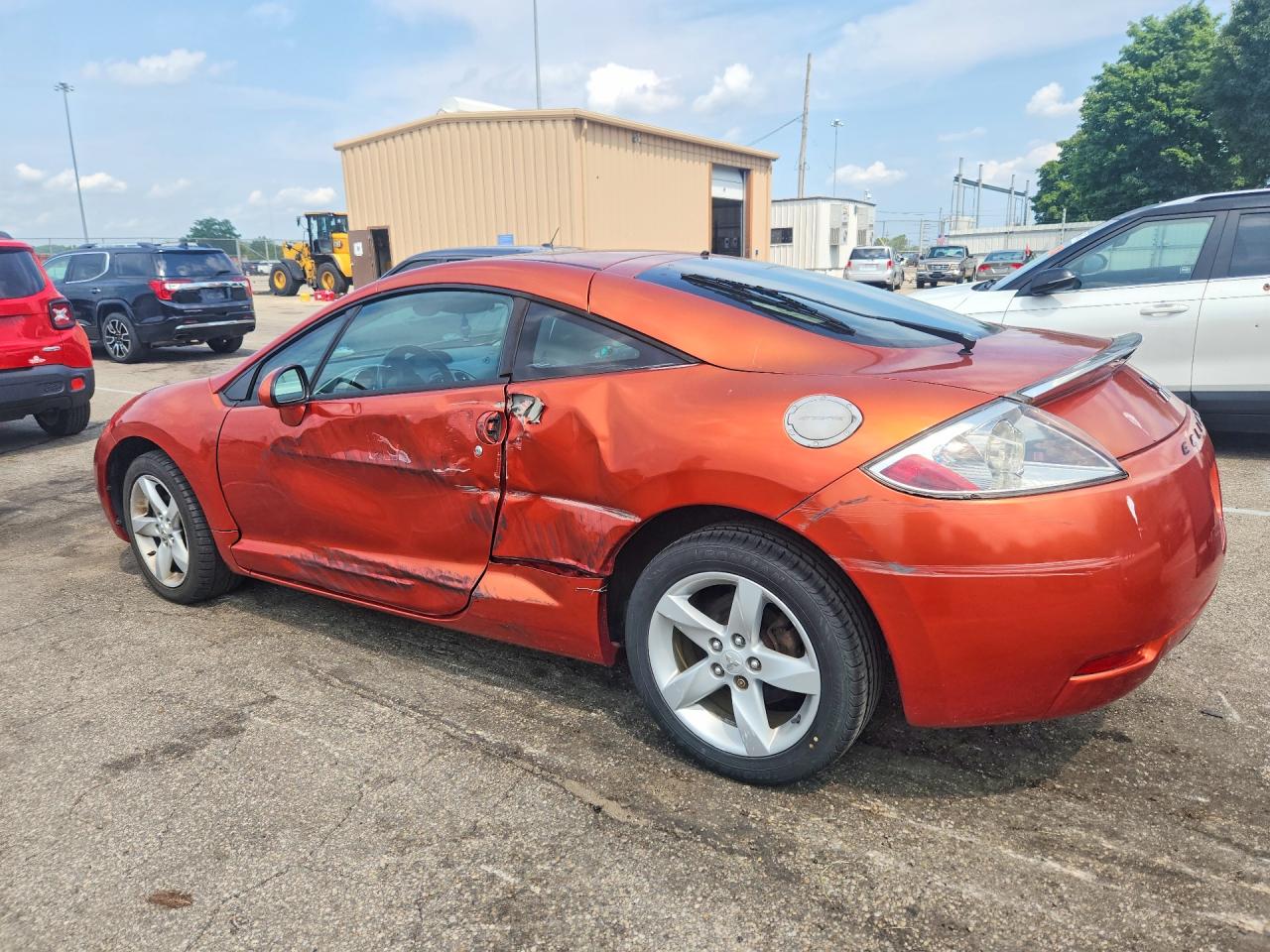 2007 Mitsubishi Eclipse Gs Orange vin: 4A3AK24F07E041375