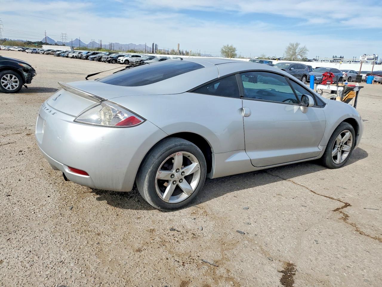 2007 Mitsubishi Eclipse Silver vin: 4A3AK24F17E024195