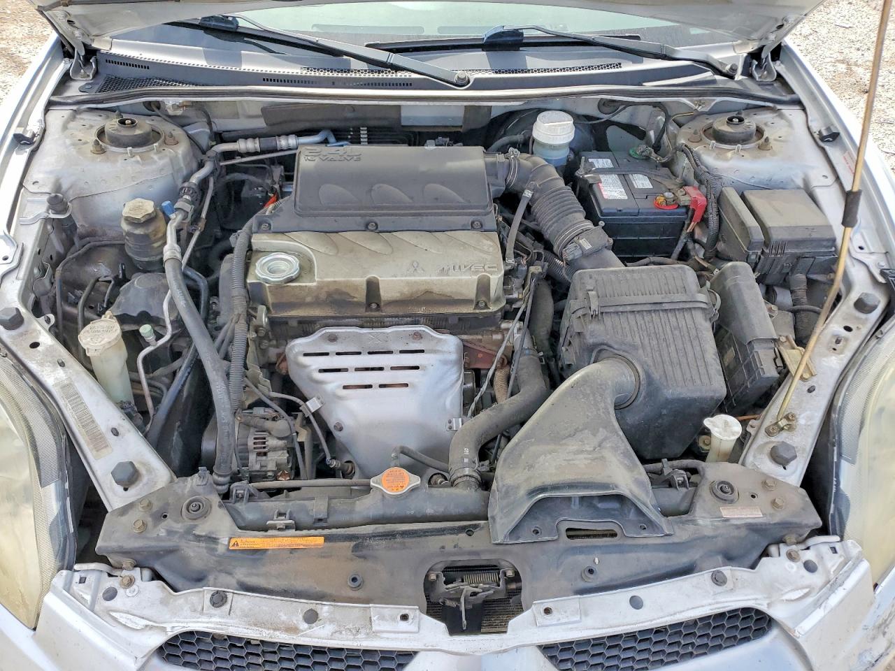 2007 Mitsubishi Eclipse Silver vin: 4A3AK24F17E024195