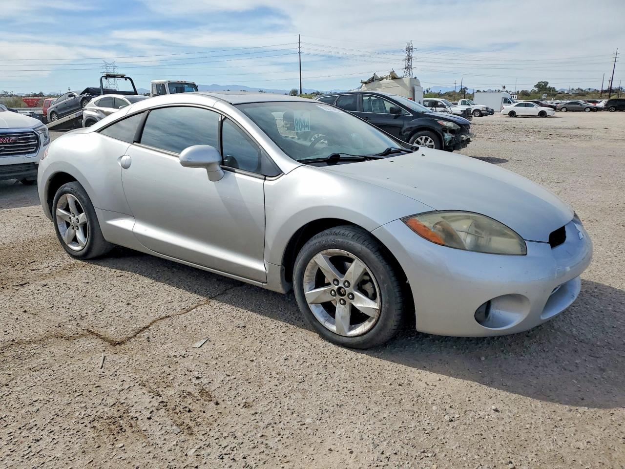 2007 Mitsubishi Eclipse Silver vin: 4A3AK24F17E024195