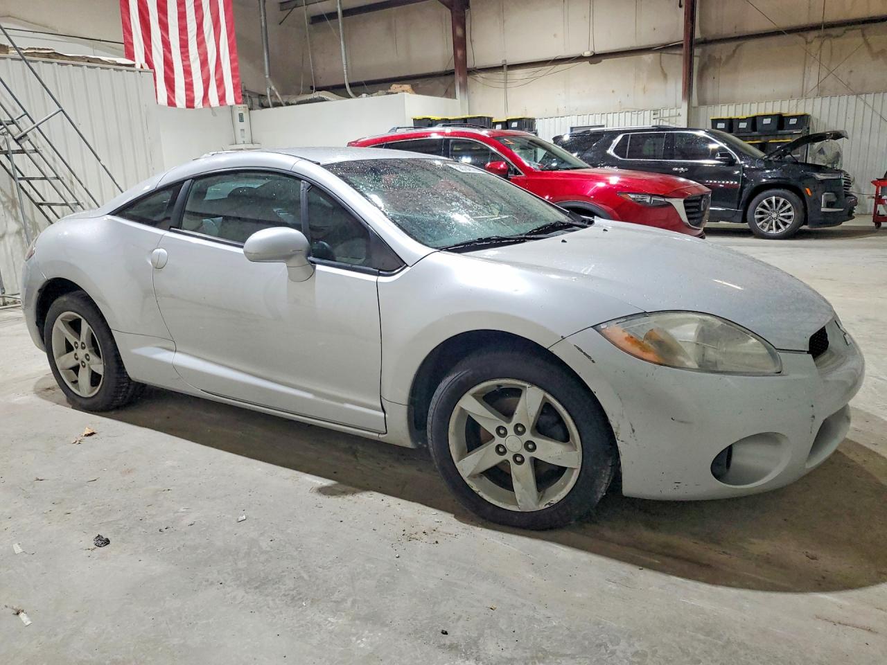 2007 Mitsubishi Eclipse Gs Silver vin: 4A3AK24F17E068052