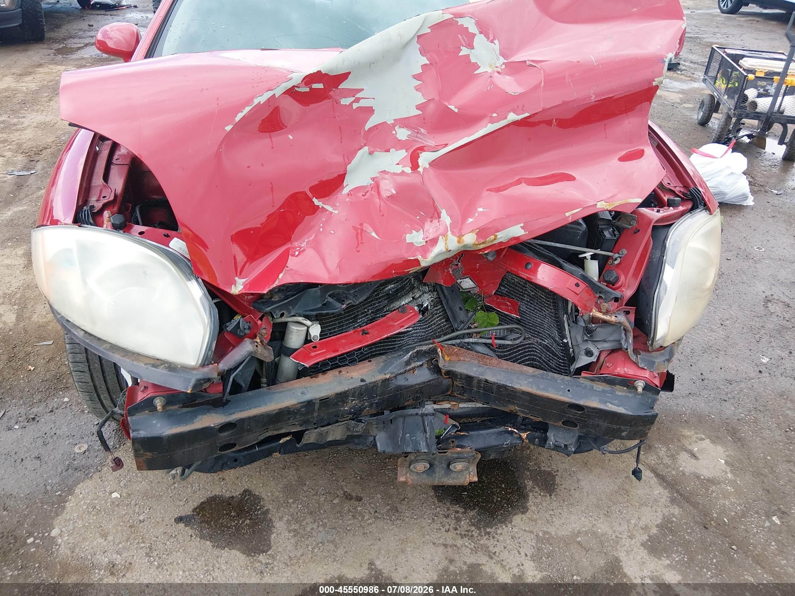 2006 Mitsubishi Eclipse Gs Red vin: 4A3AK24F26E033423