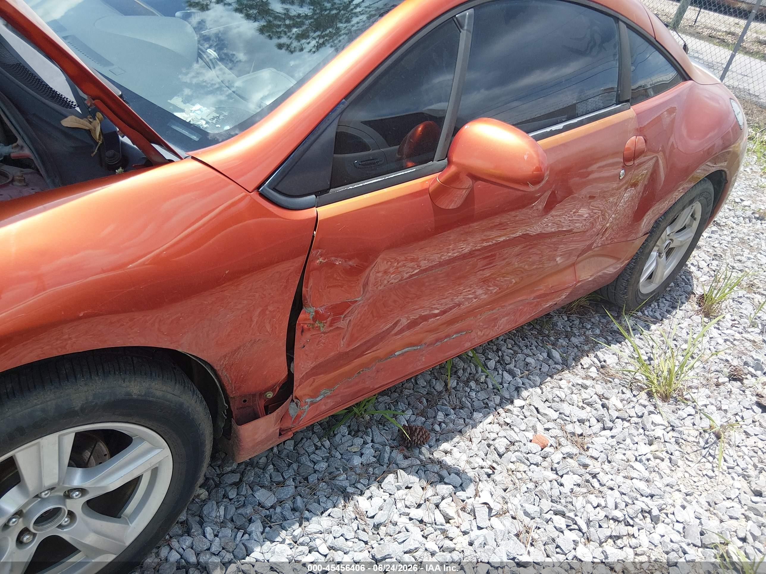 2006 Mitsubishi Eclipse Gs Orange vin: 4A3AK24F26E045362