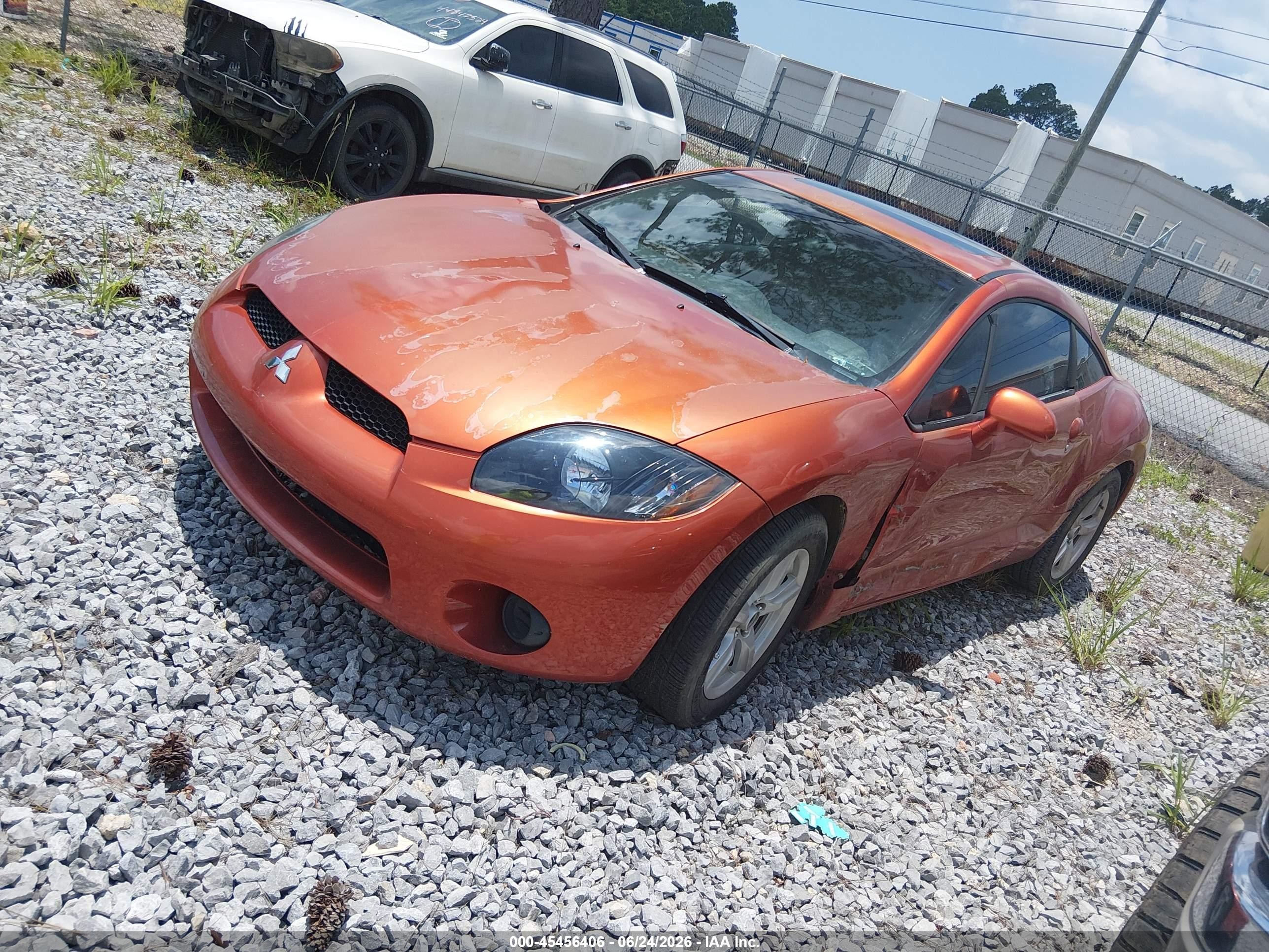 2006 Mitsubishi Eclipse Gs Orange vin: 4A3AK24F26E045362