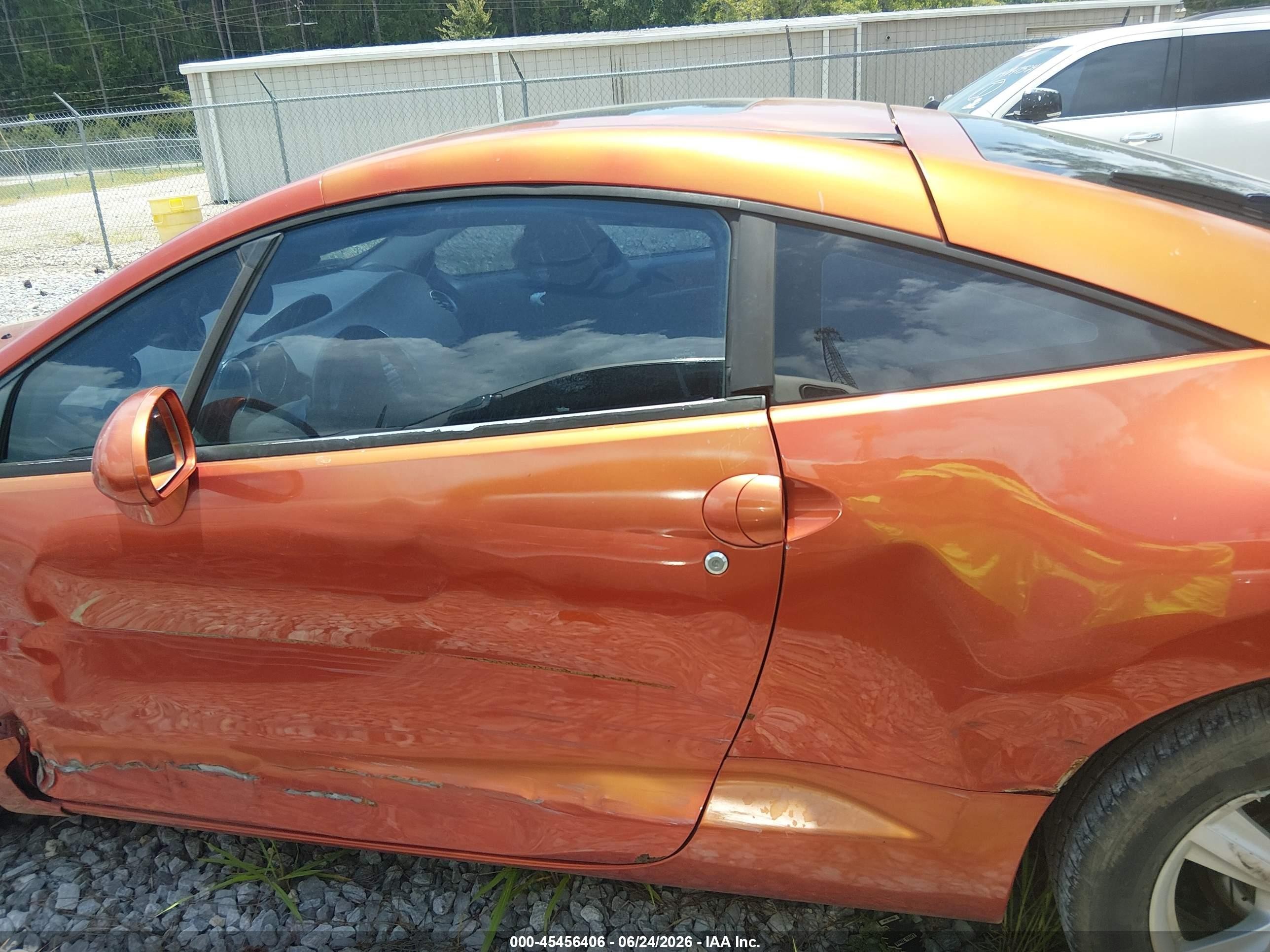2006 Mitsubishi Eclipse Gs Orange vin: 4A3AK24F26E045362