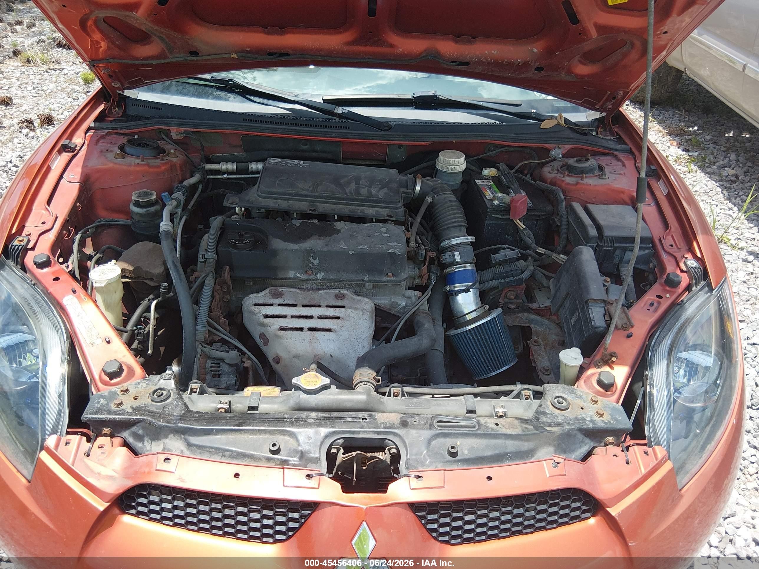 2006 Mitsubishi Eclipse Gs Orange vin: 4A3AK24F26E045362
