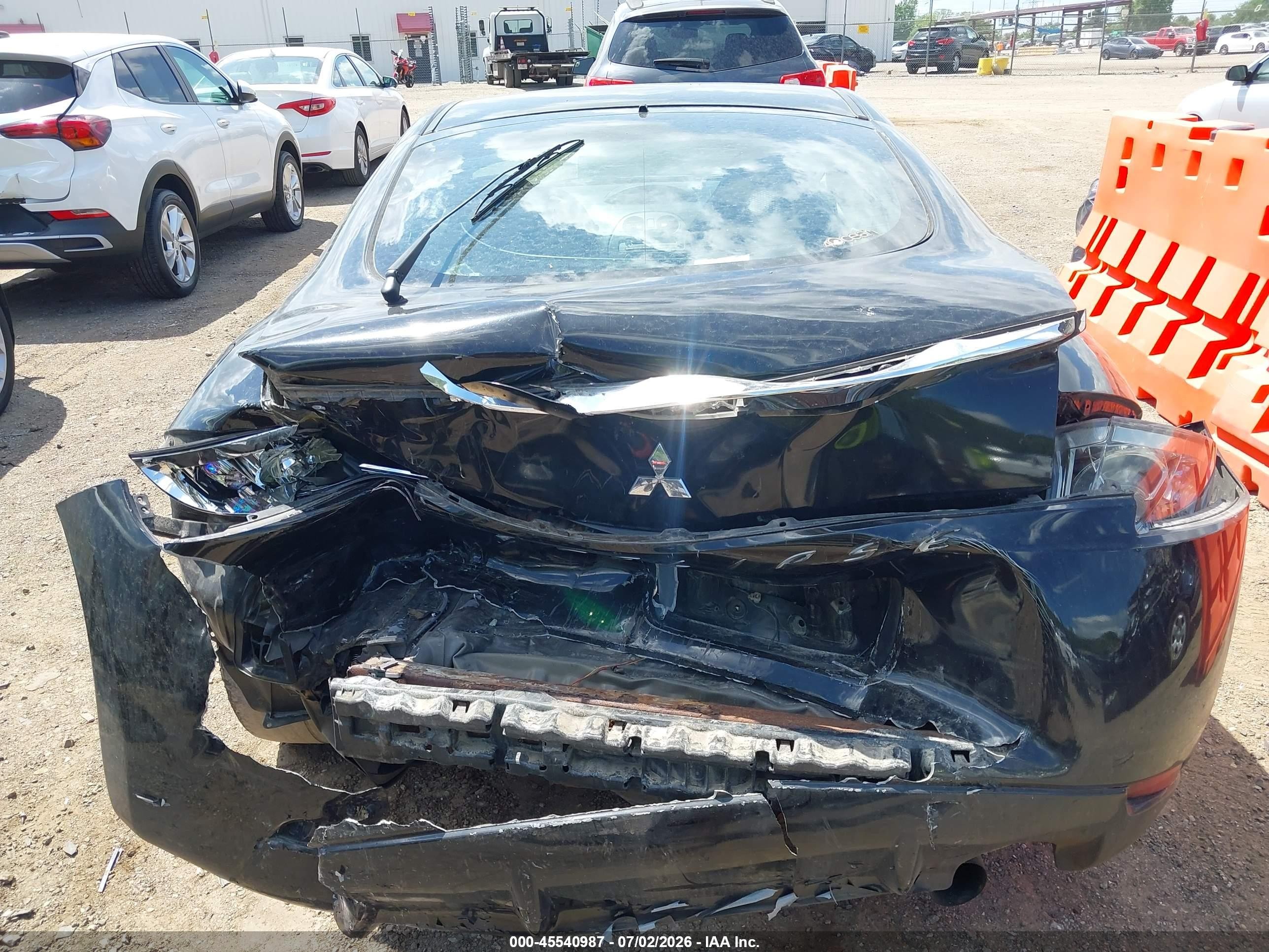 2007 Mitsubishi Eclipse Gs Black vin: 4A3AK24F37E014011
