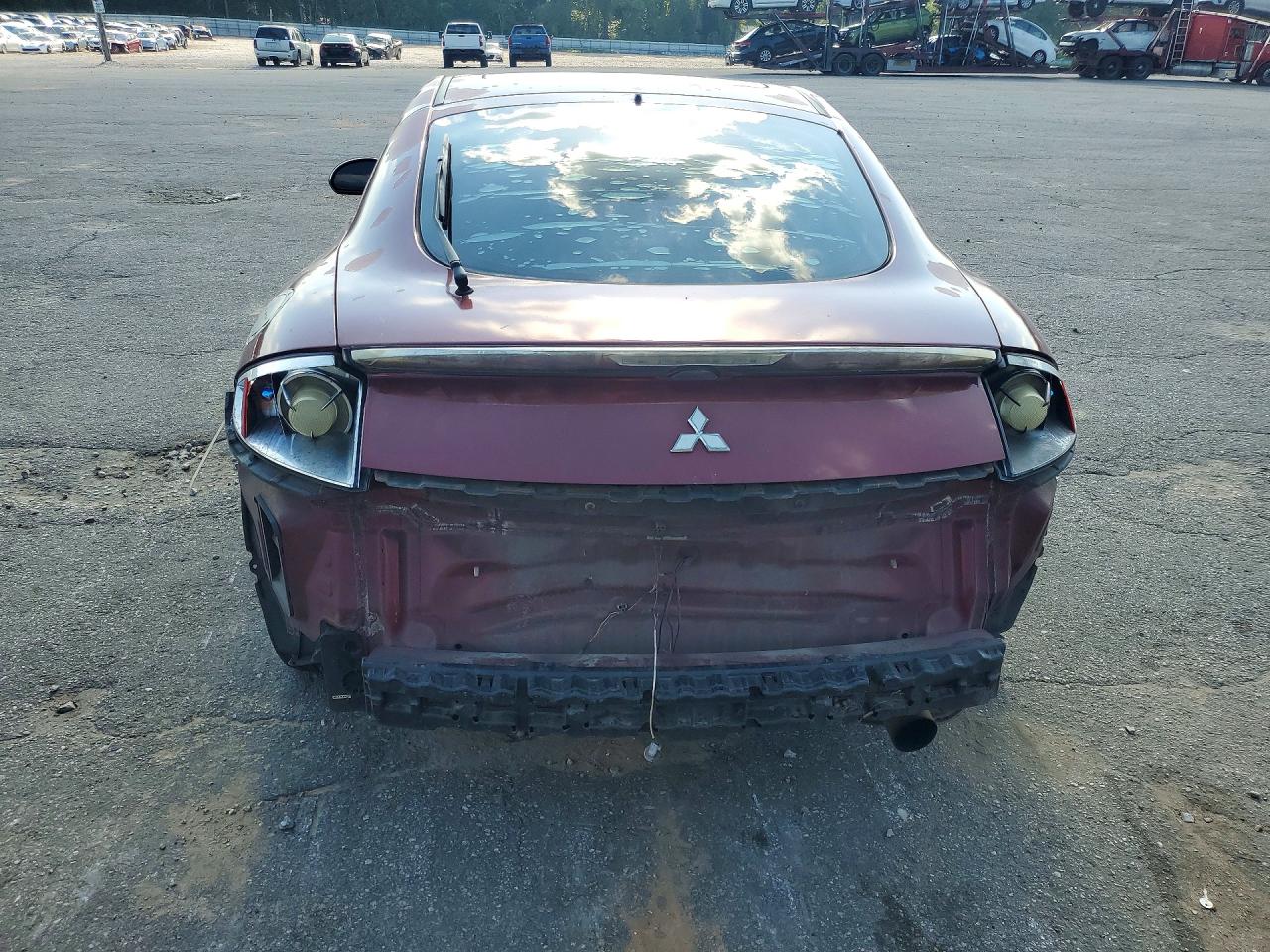 2007 Mitsubishi Eclipse Gs Burgundy vin: 4A3AK24F37E024196