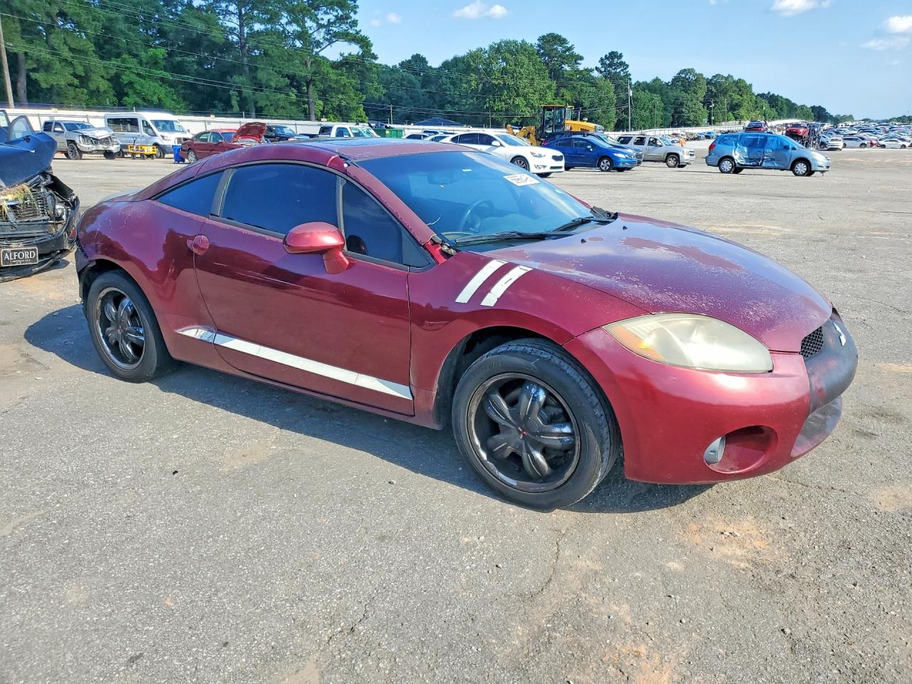 2007 Mitsubishi Eclipse Gs Burgundy vin: 4A3AK24F37E024196