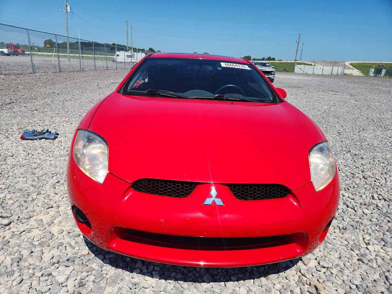 2007 Mitsubishi Eclipse Gs Red vin: 4A3AK24F37E024487