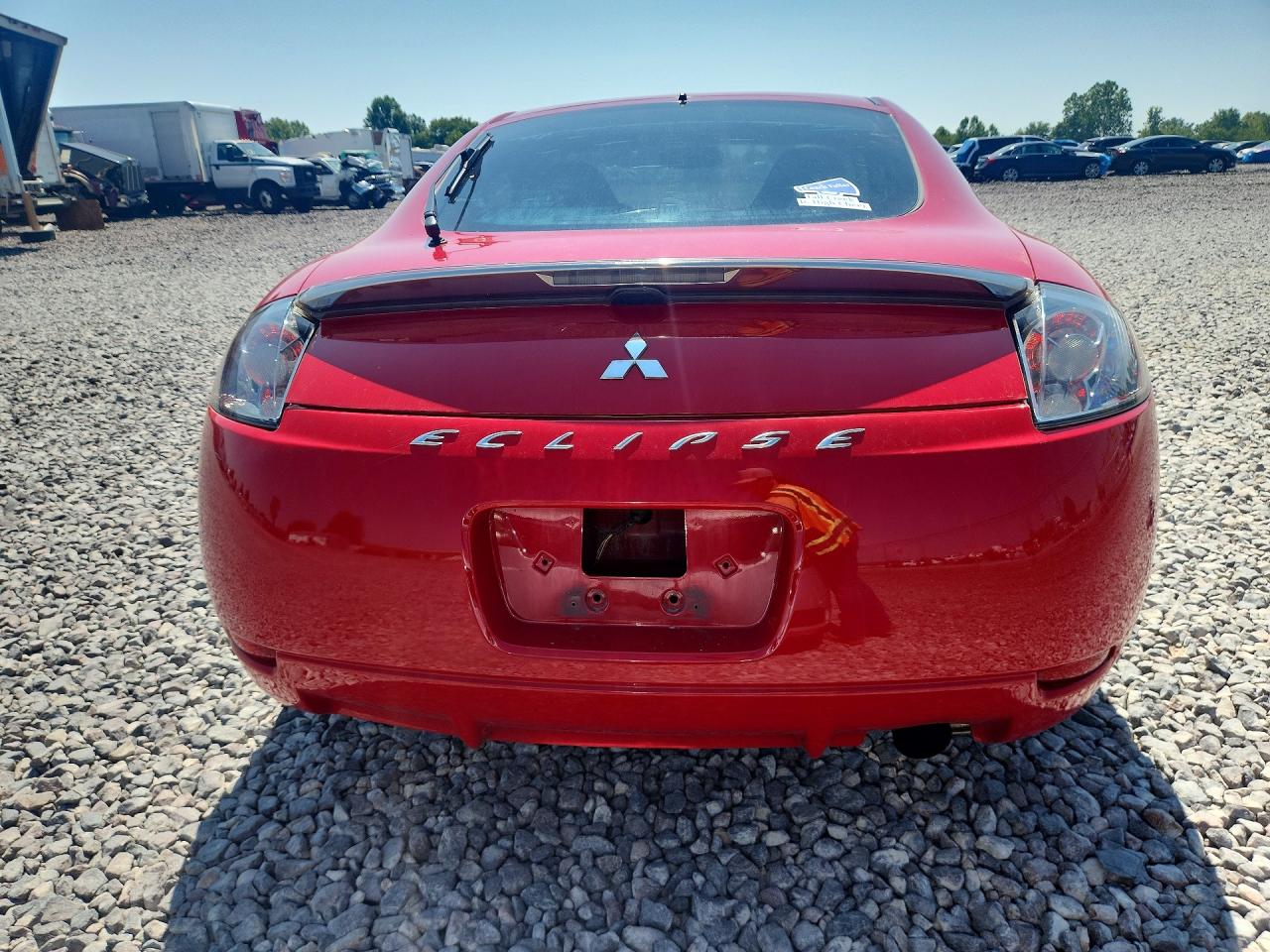 2007 Mitsubishi Eclipse Gs Red vin: 4A3AK24F37E024487