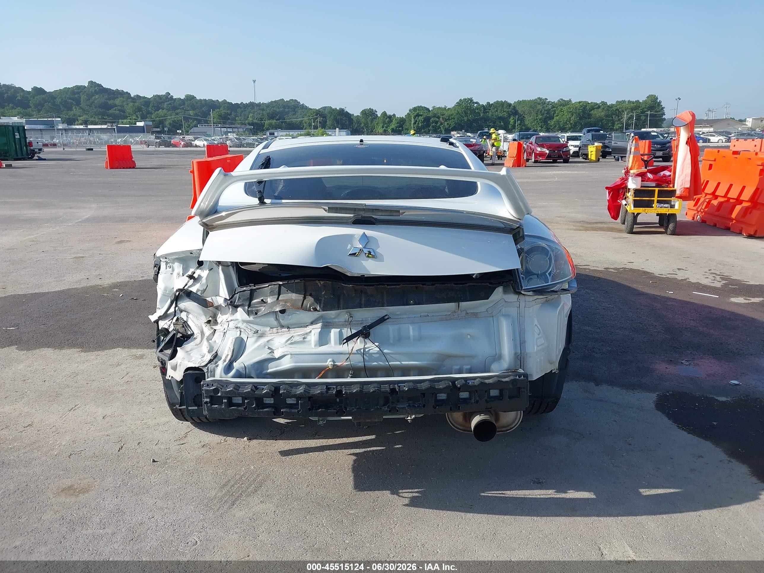 2009 Mitsubishi Eclipse Gs White vin: 4A3AK24F39E014660