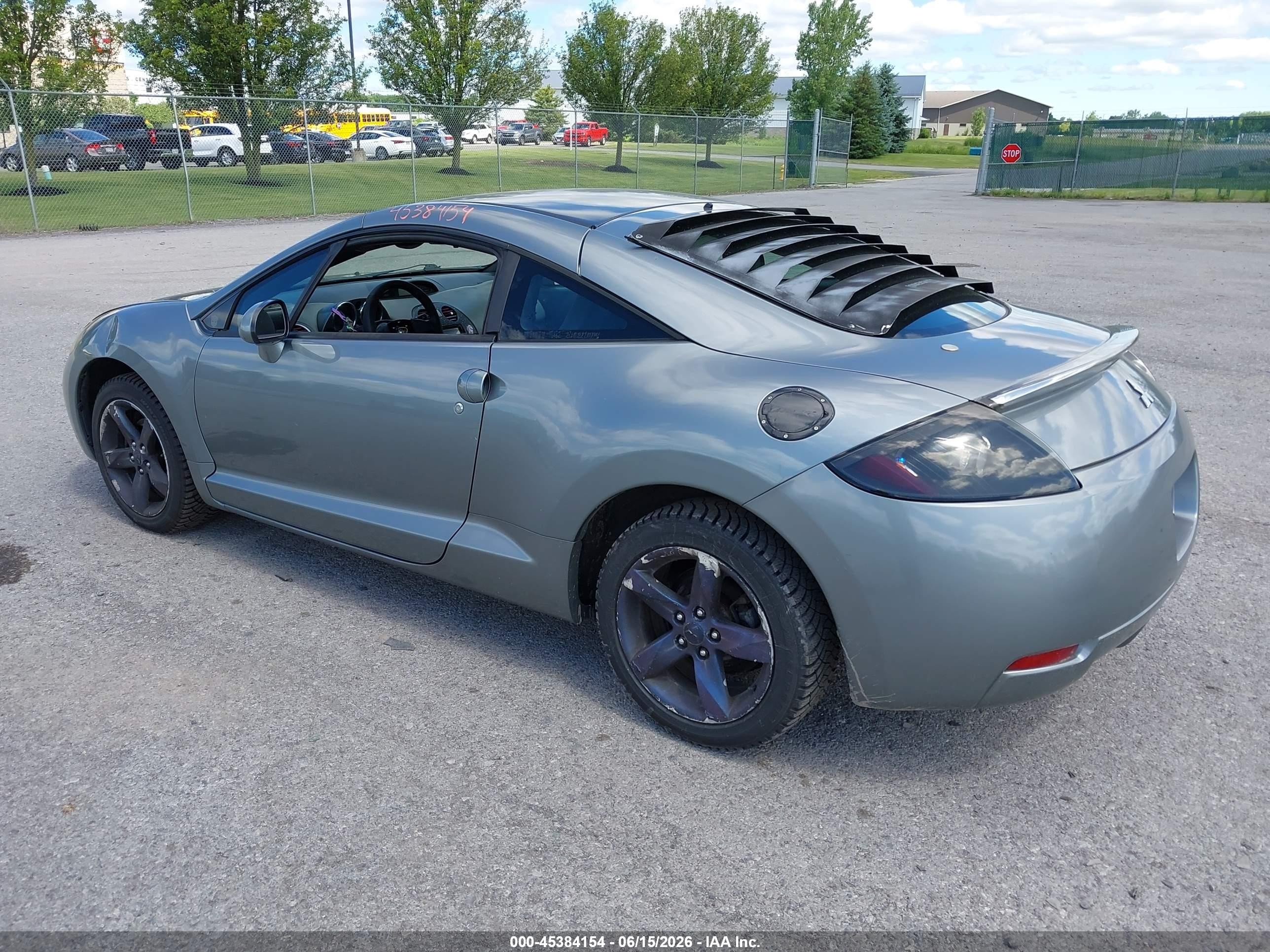 2007 Mitsubishi Eclipse Gs Gray vin: 4A3AK24F47E024496