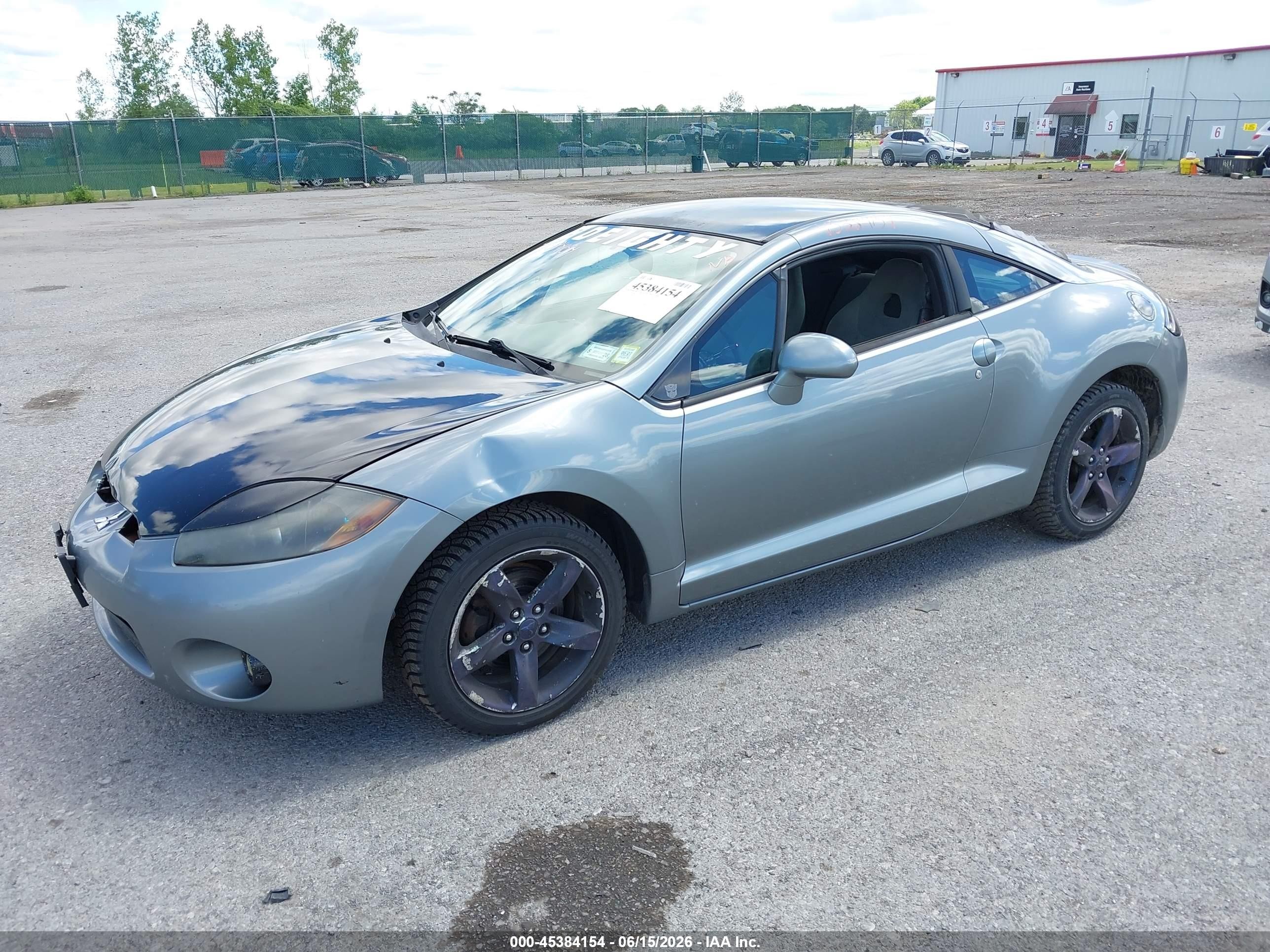 2007 Mitsubishi Eclipse Gs Gray vin: 4A3AK24F47E024496