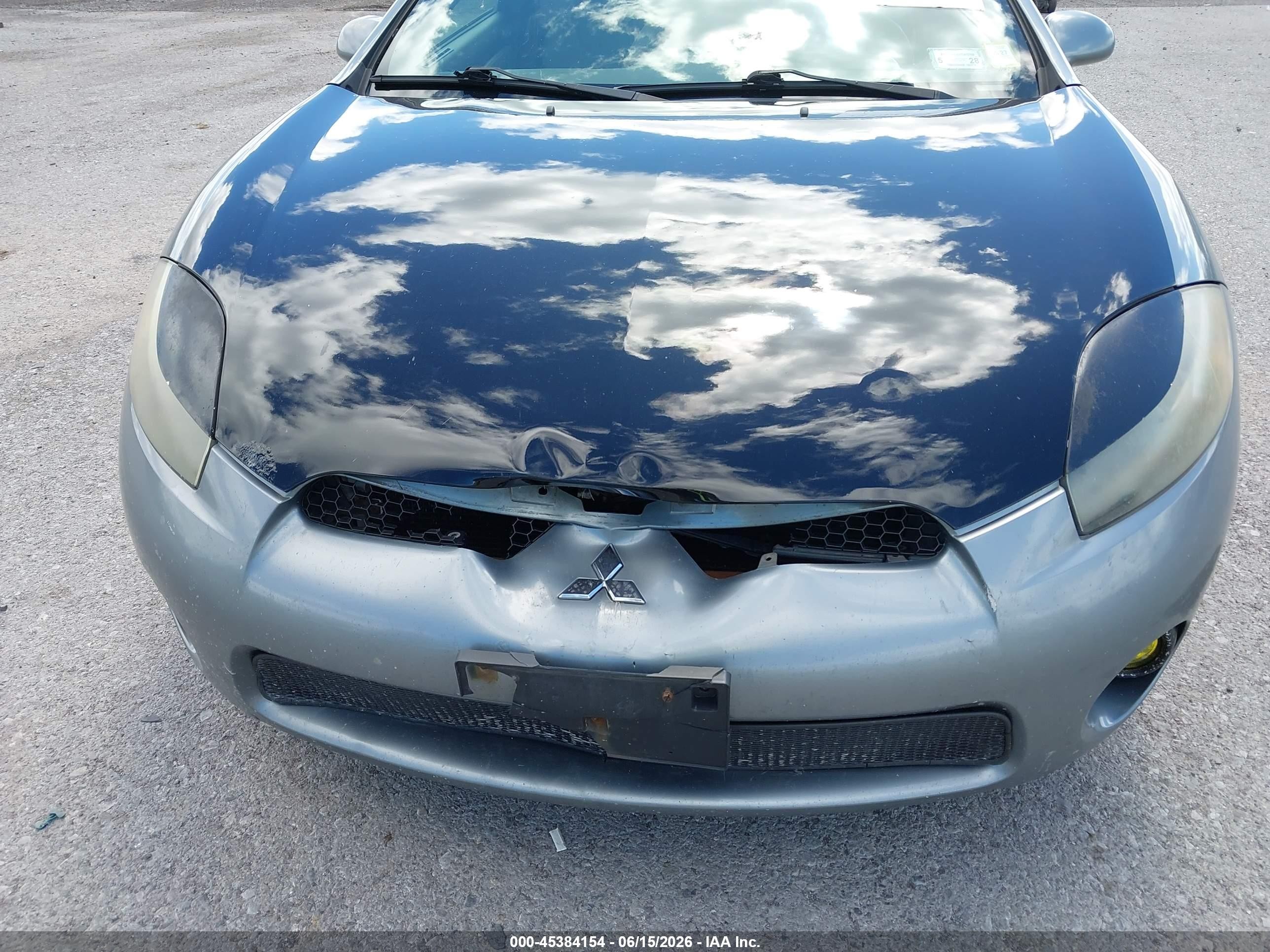 2007 Mitsubishi Eclipse Gs Gray vin: 4A3AK24F47E024496