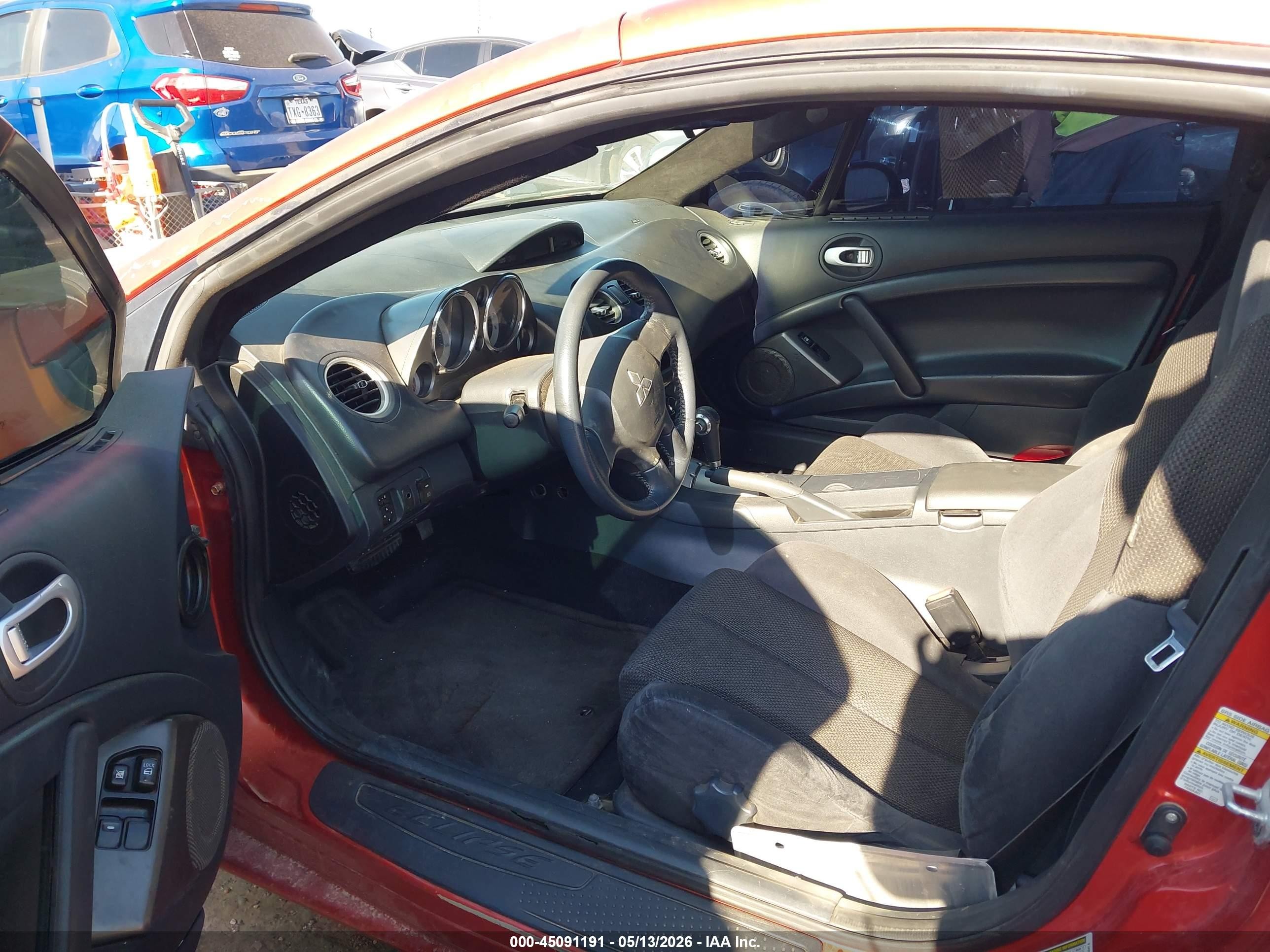 2008 Mitsubishi Eclipse Gs Orange vin: 4A3AK24F48E002208