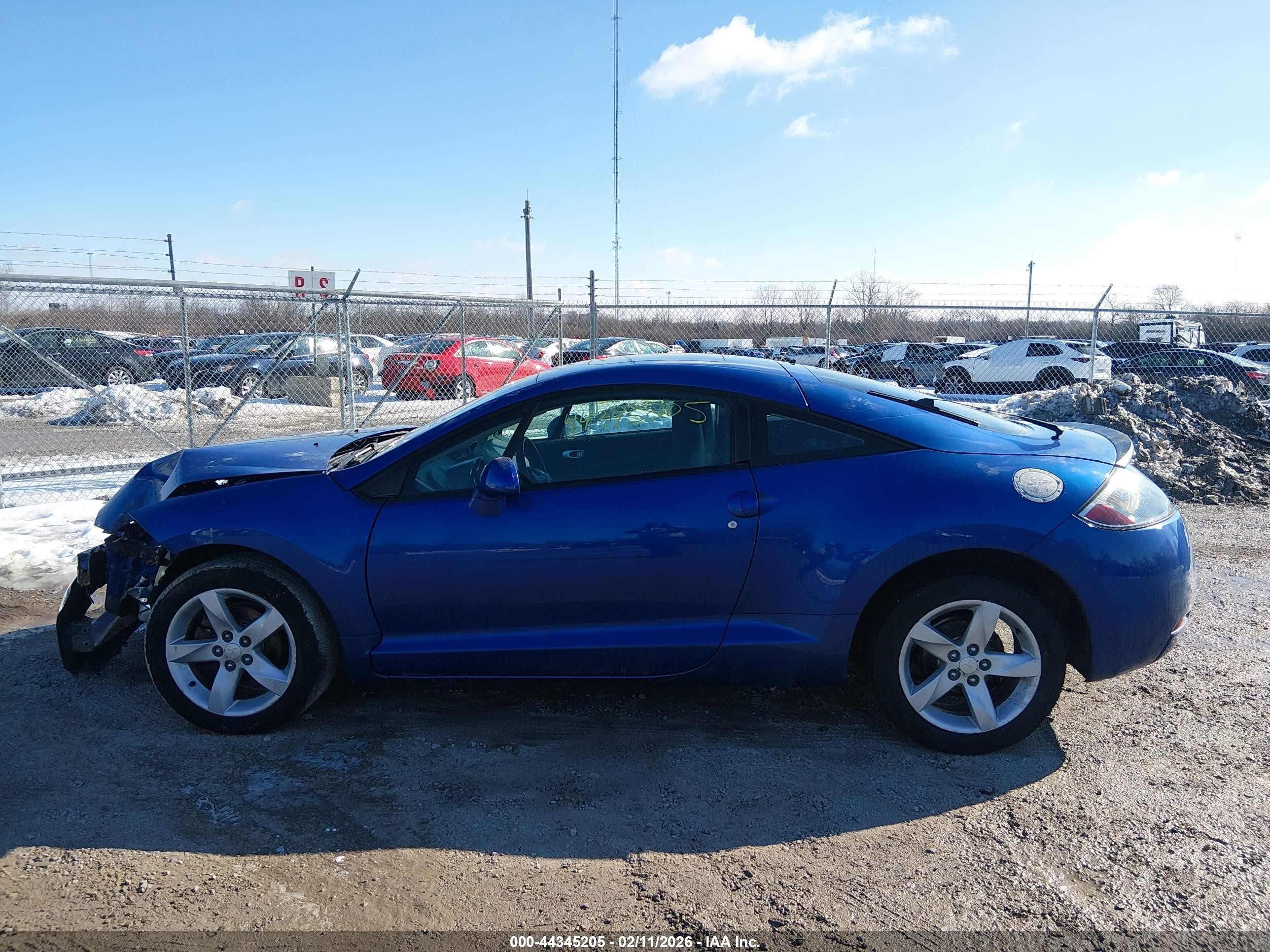 2006 Mitsubishi Eclipse Gs Blue vin: 4A3AK24F56E041838