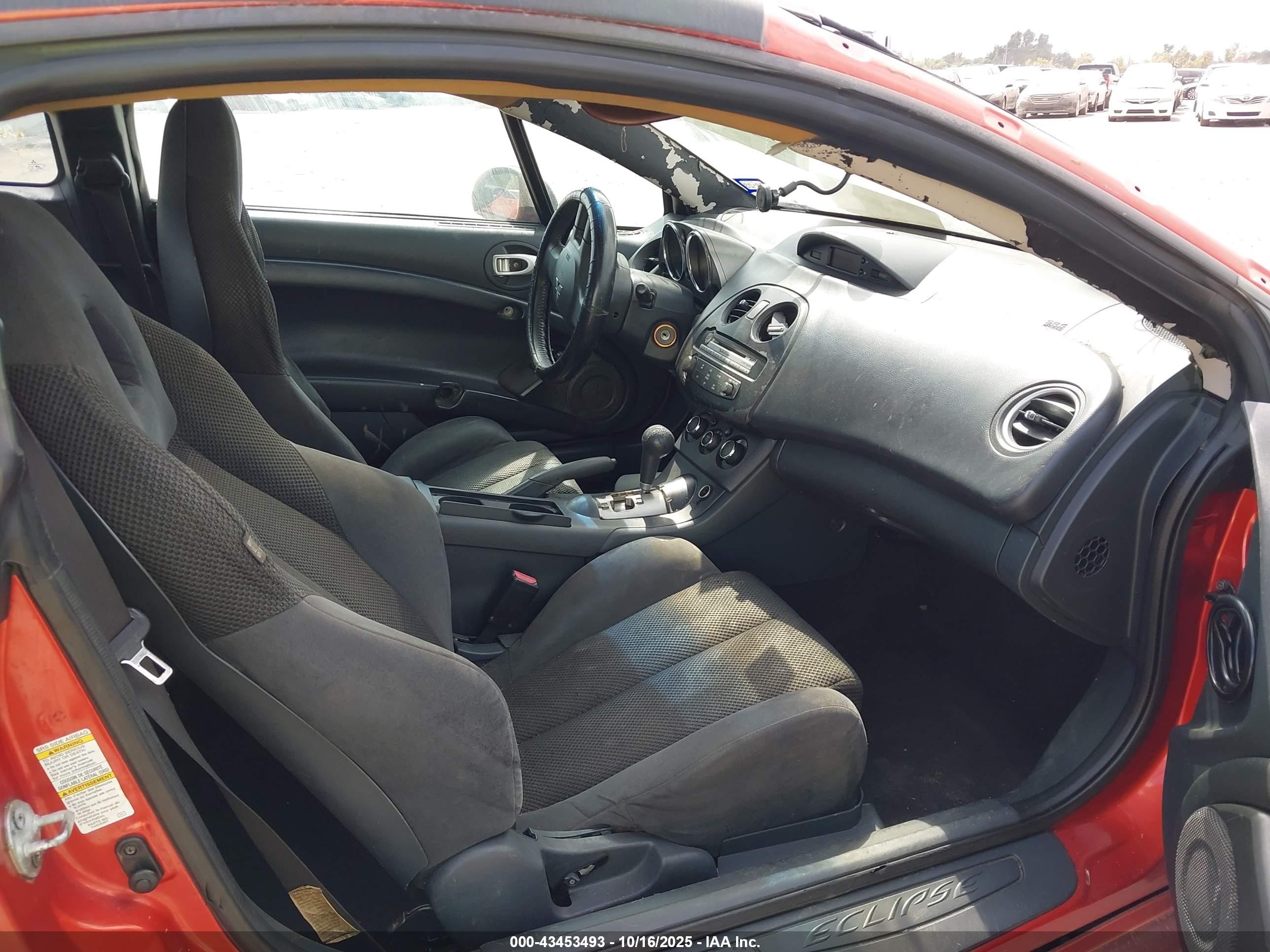 2006 Mitsubishi Eclipse Gs Бордовый vin: 4A3AK24F66E044263