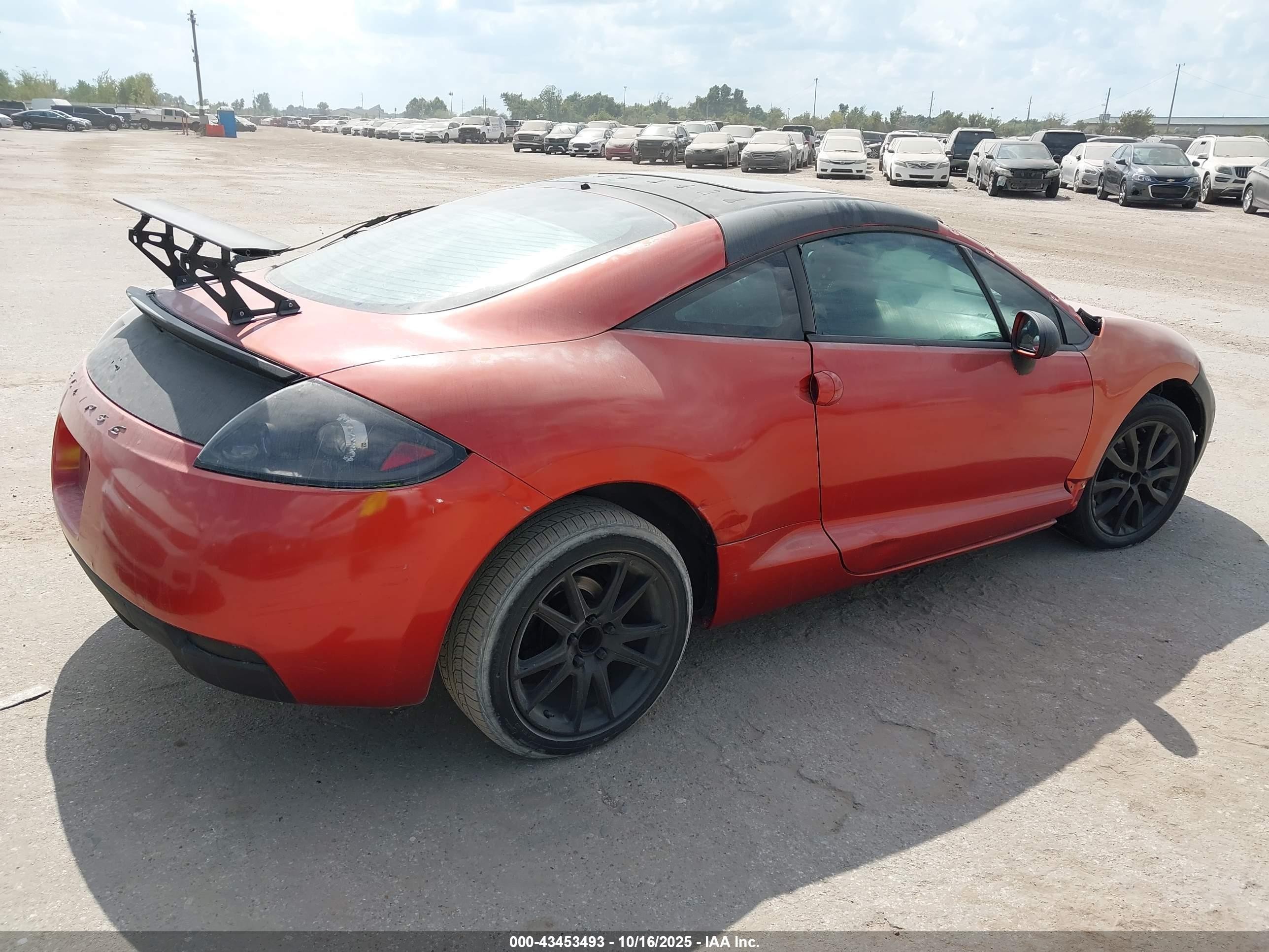 2006 Mitsubishi Eclipse Gs Бордовый vin: 4A3AK24F66E044263