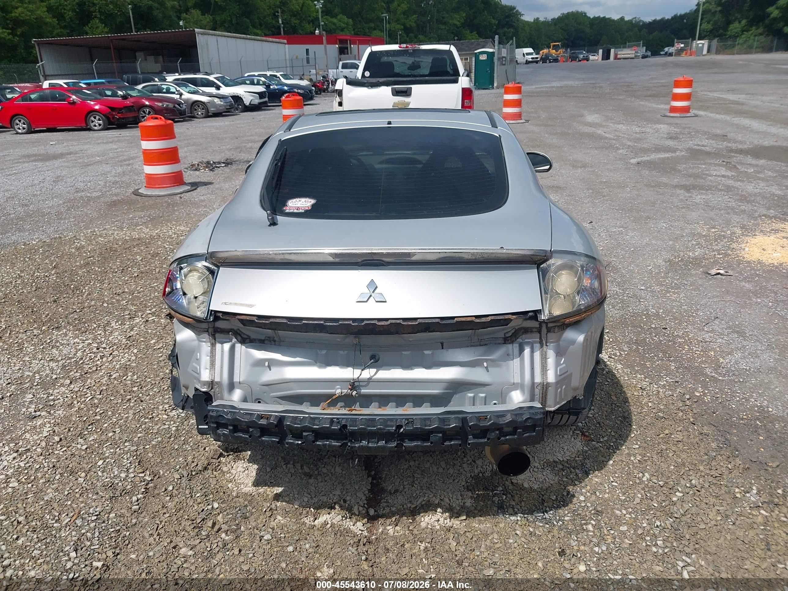 2007 Mitsubishi Eclipse Gs Silver vin: 4A3AK24F77E007241