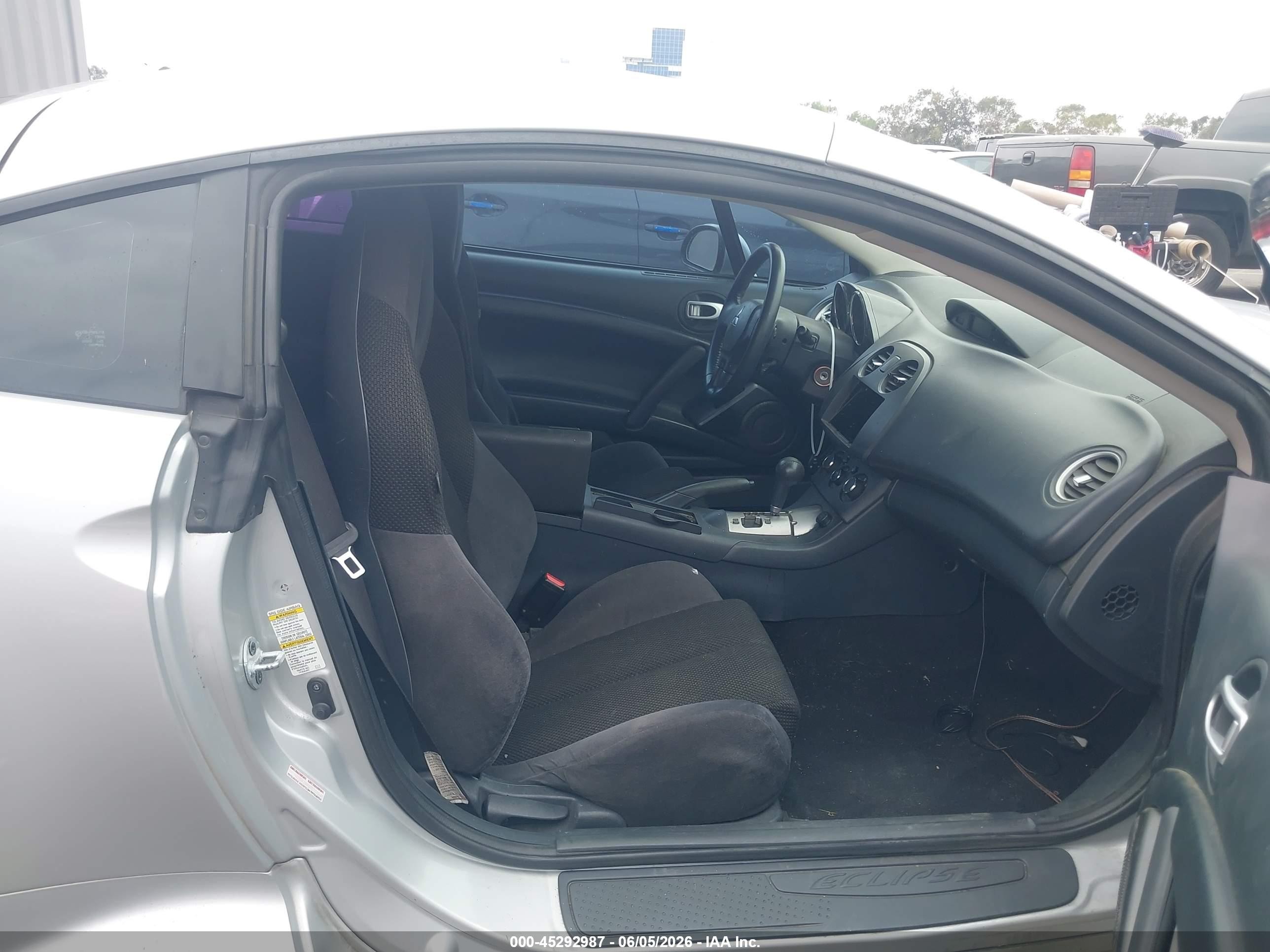 2007 Mitsubishi Eclipse Gs Silver vin: 4A3AK24F87E005840
