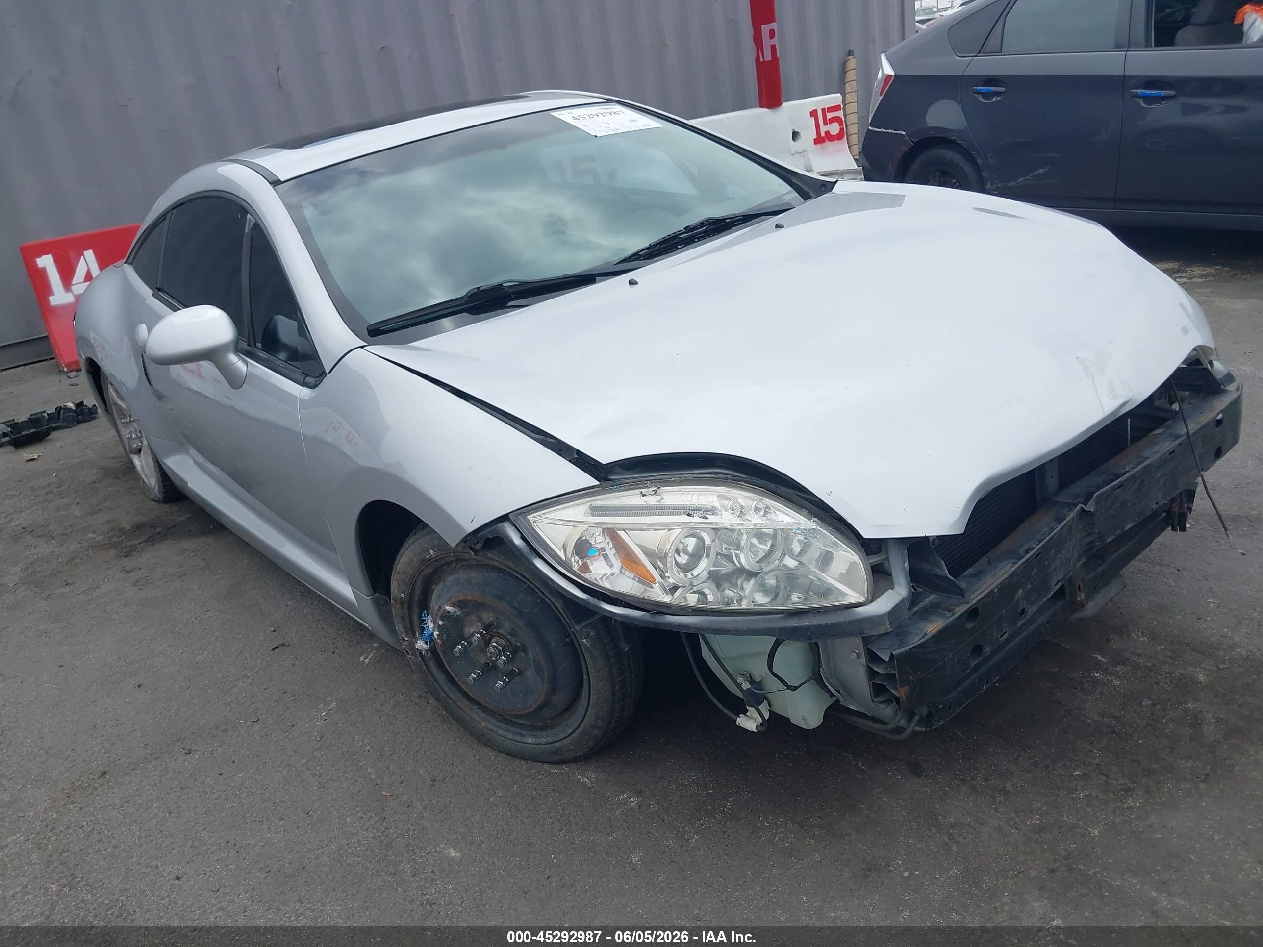2007 Mitsubishi Eclipse Gs Silver vin: 4A3AK24F87E005840