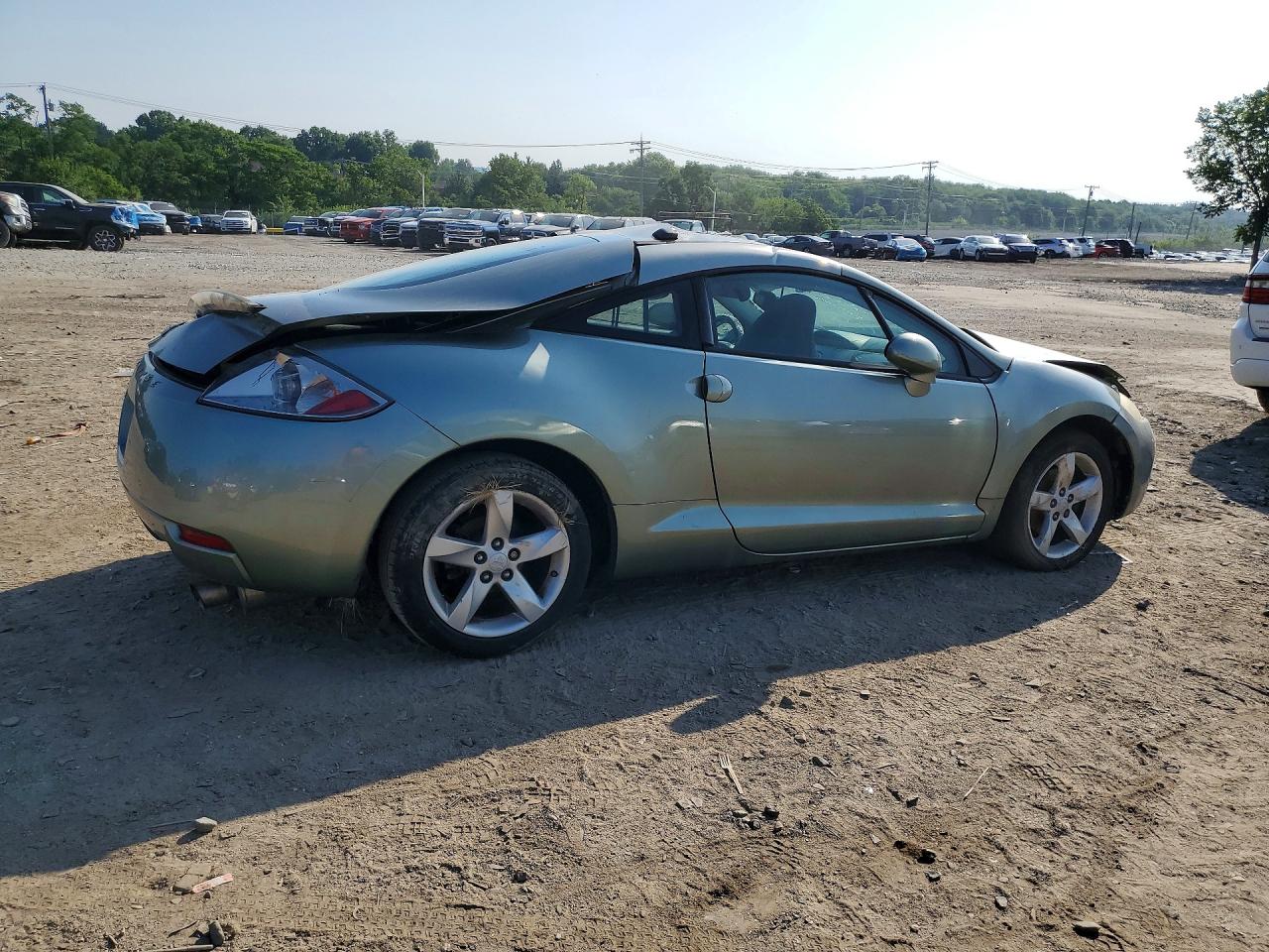 2008 Mitsubishi Eclipse Gs Зеленый vin: 4A3AK24F88E014121