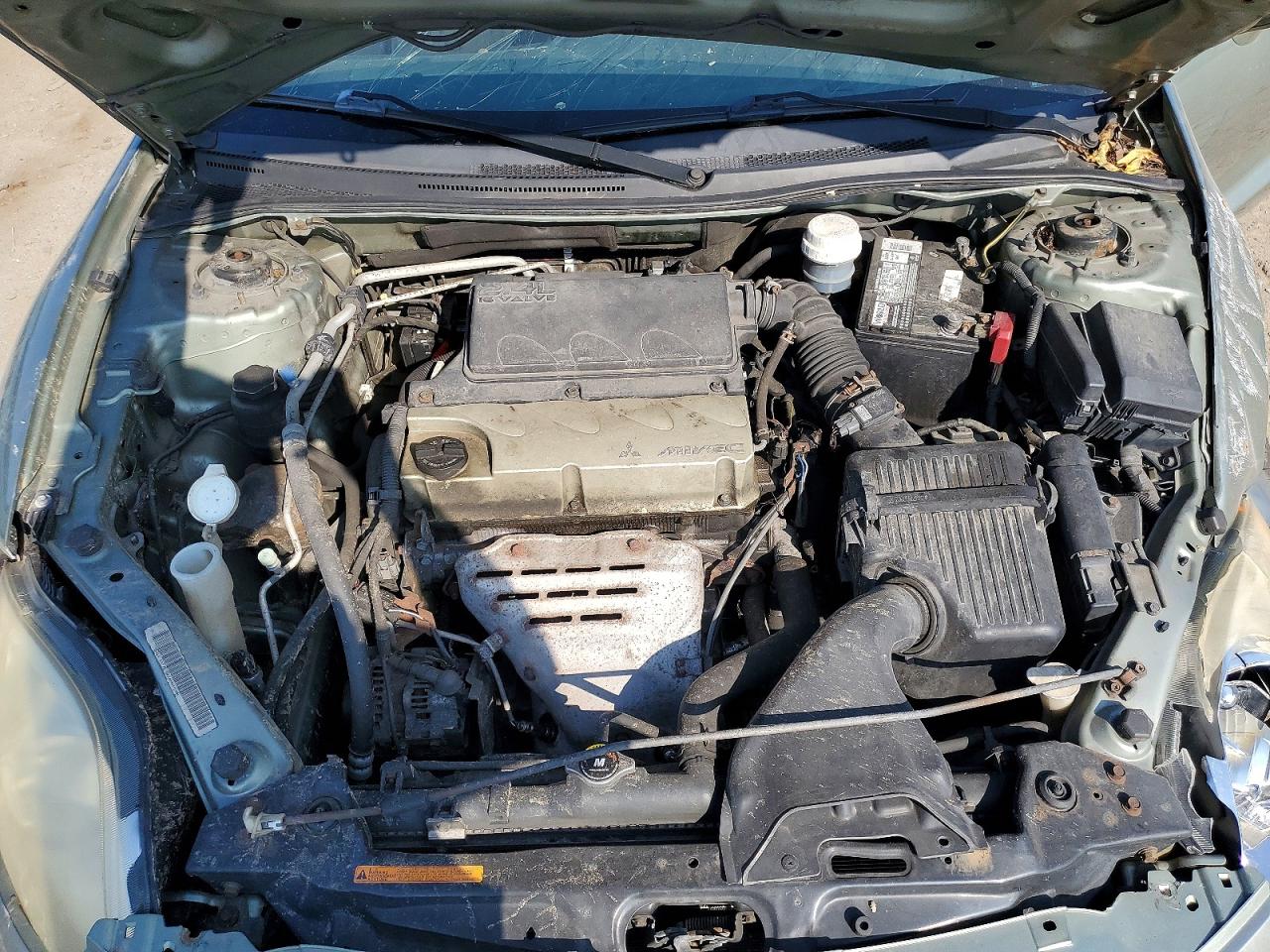 2008 Mitsubishi Eclipse Gs Зеленый vin: 4A3AK24F88E014121