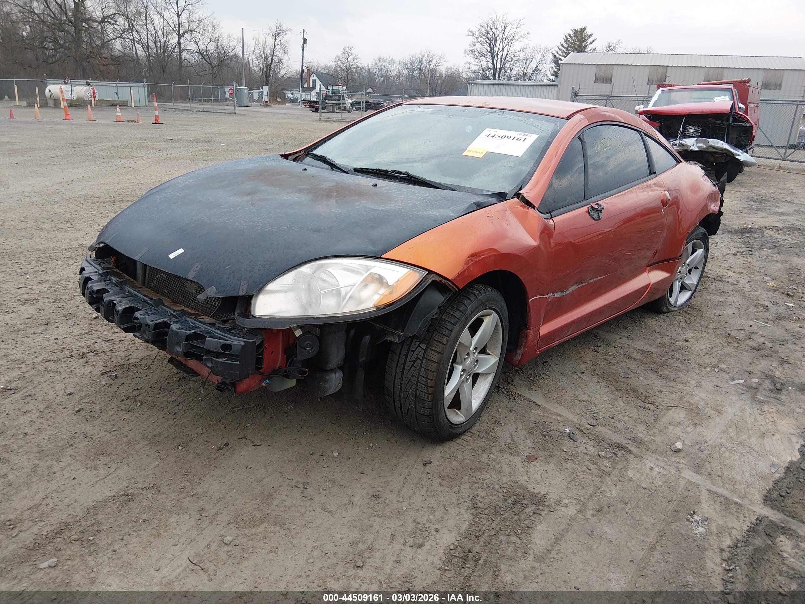 2009 Mitsubishi Eclipse Gs Orange vin: 4A3AK24F89E012452