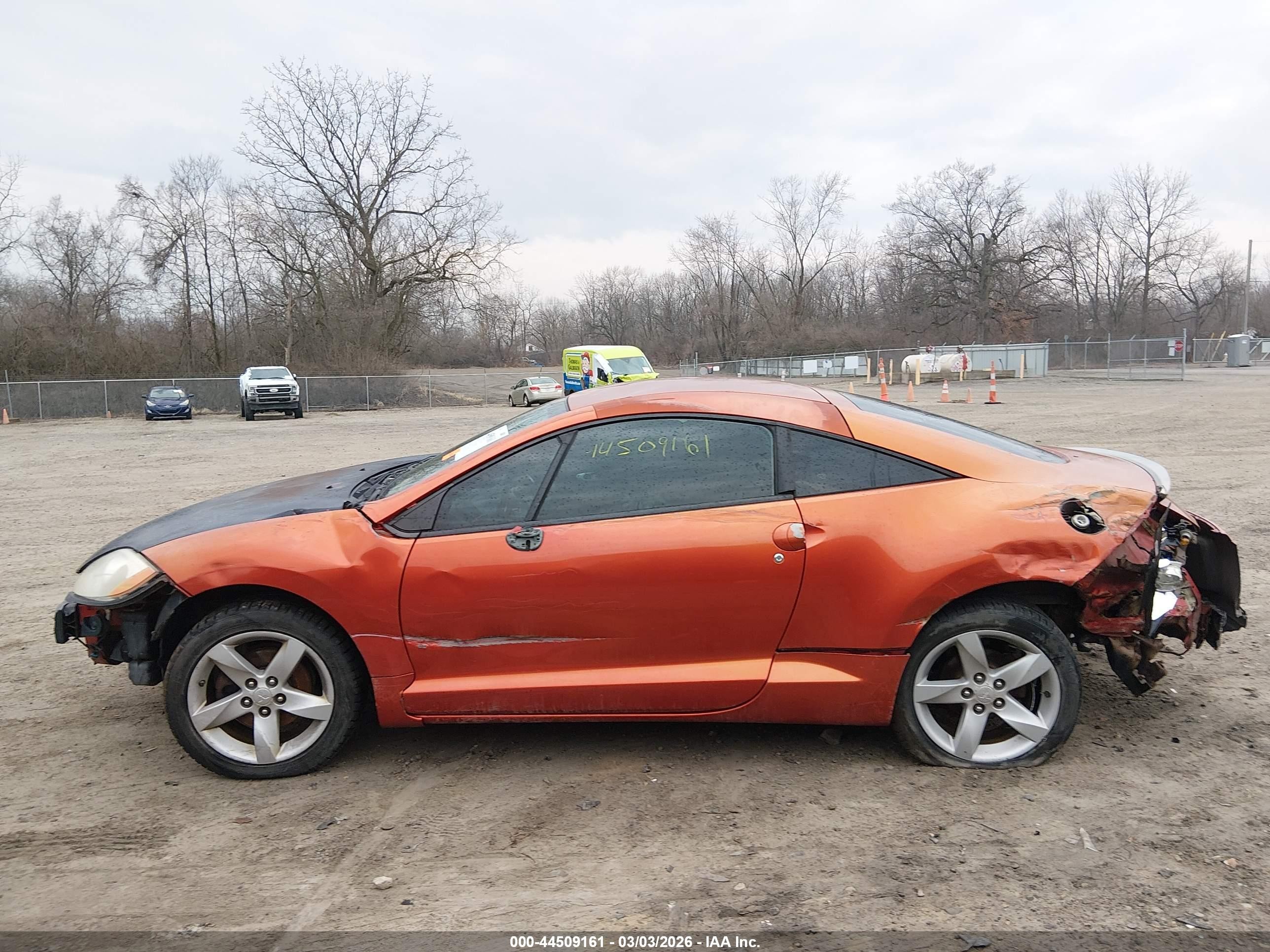 2009 Mitsubishi Eclipse Gs Orange vin: 4A3AK24F89E012452
