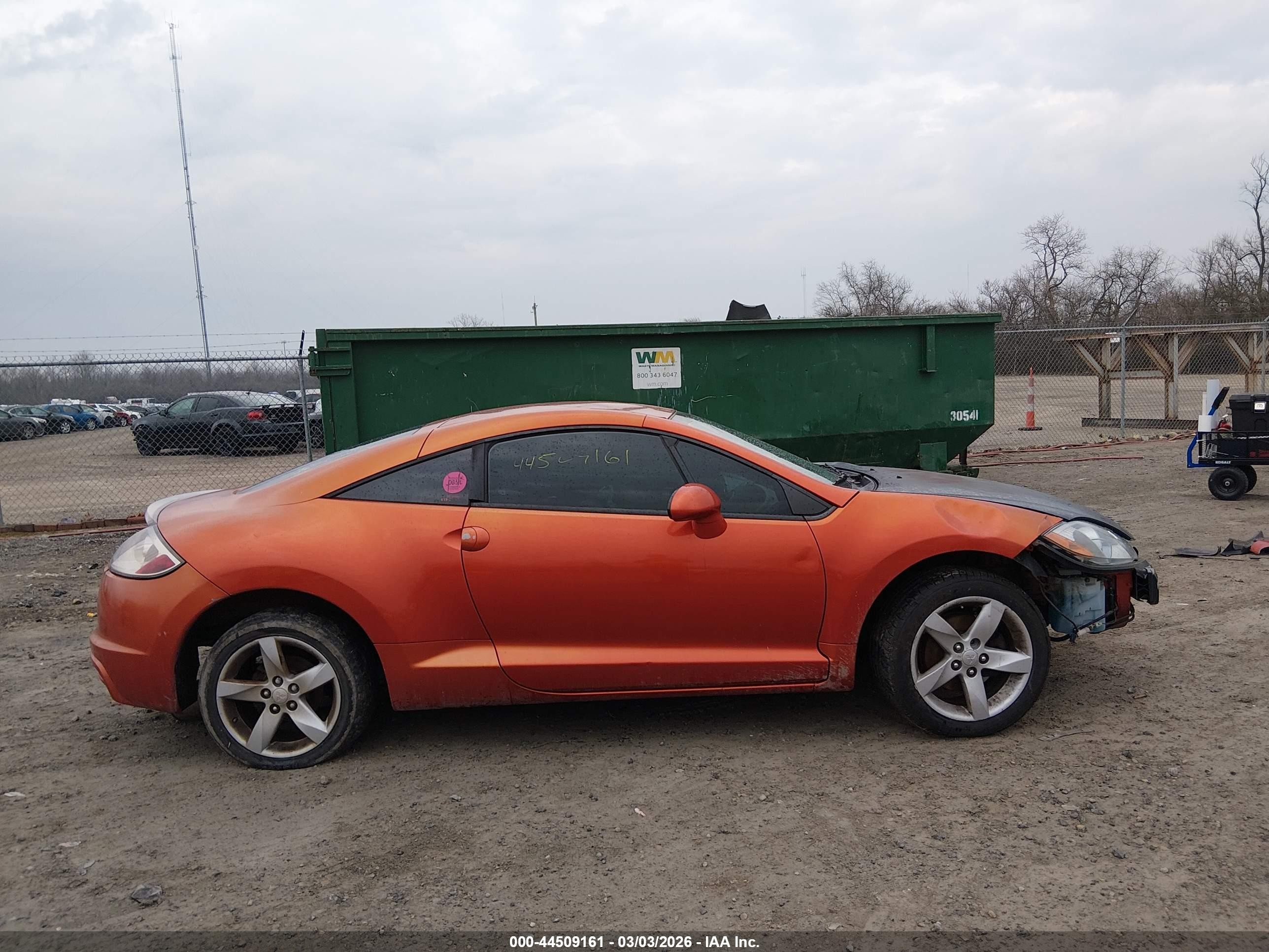 2009 Mitsubishi Eclipse Gs Orange vin: 4A3AK24F89E012452
