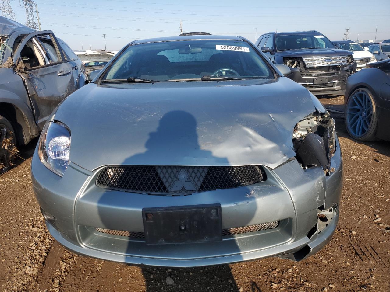 2009 Mitsubishi Eclipse Gs Silver vin: 4A3AK24F89E026545