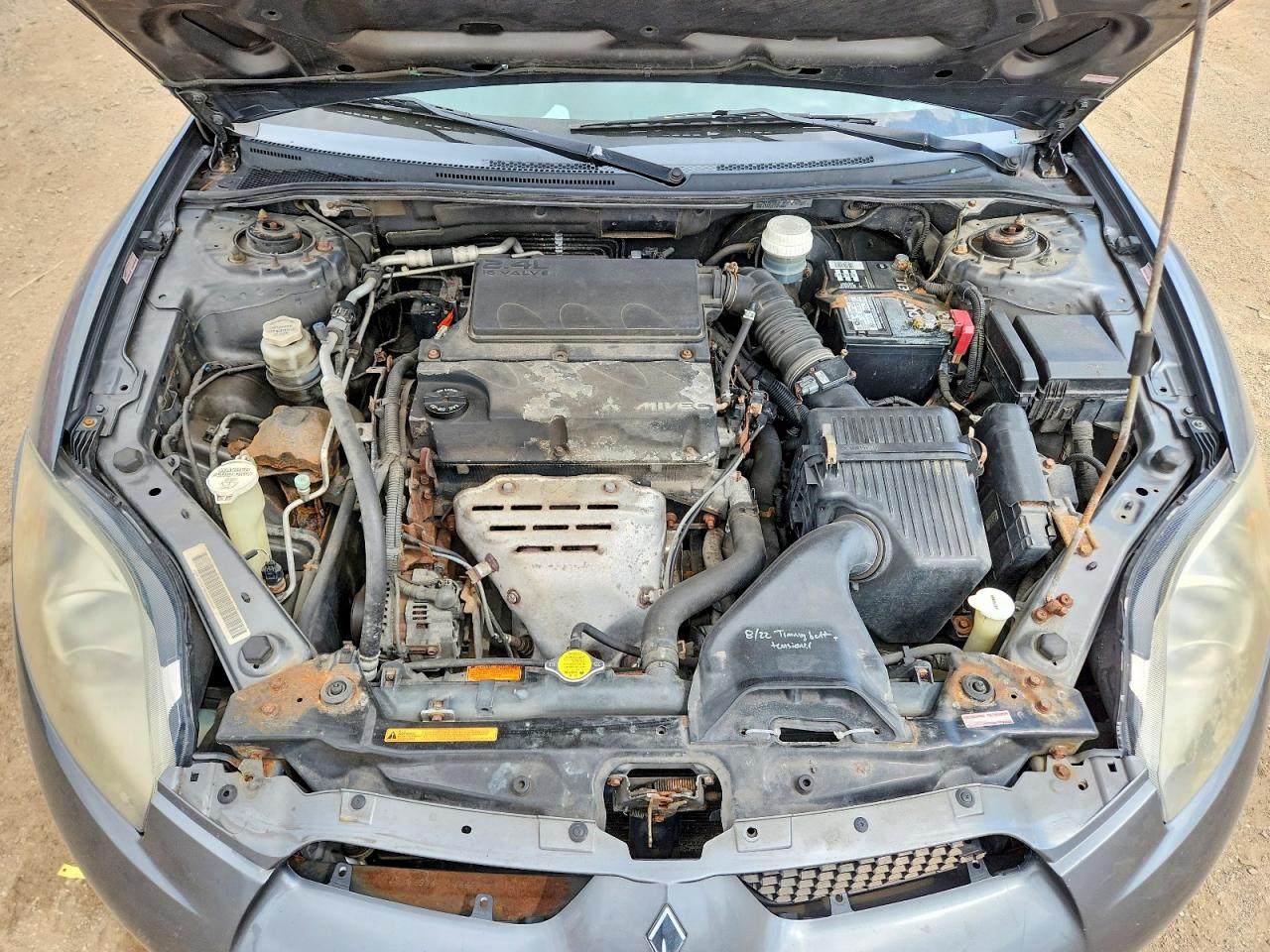 2006 Mitsubishi Eclipse Gs Gray vin: 4A3AK24F96E015033