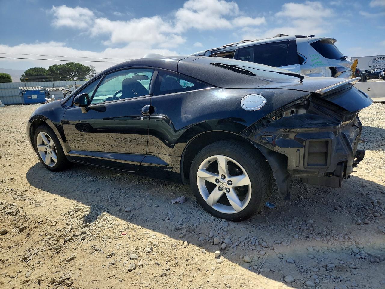 2007 Mitsubishi Eclipse Gs Black vin: 4A3AK24FX7E033882
