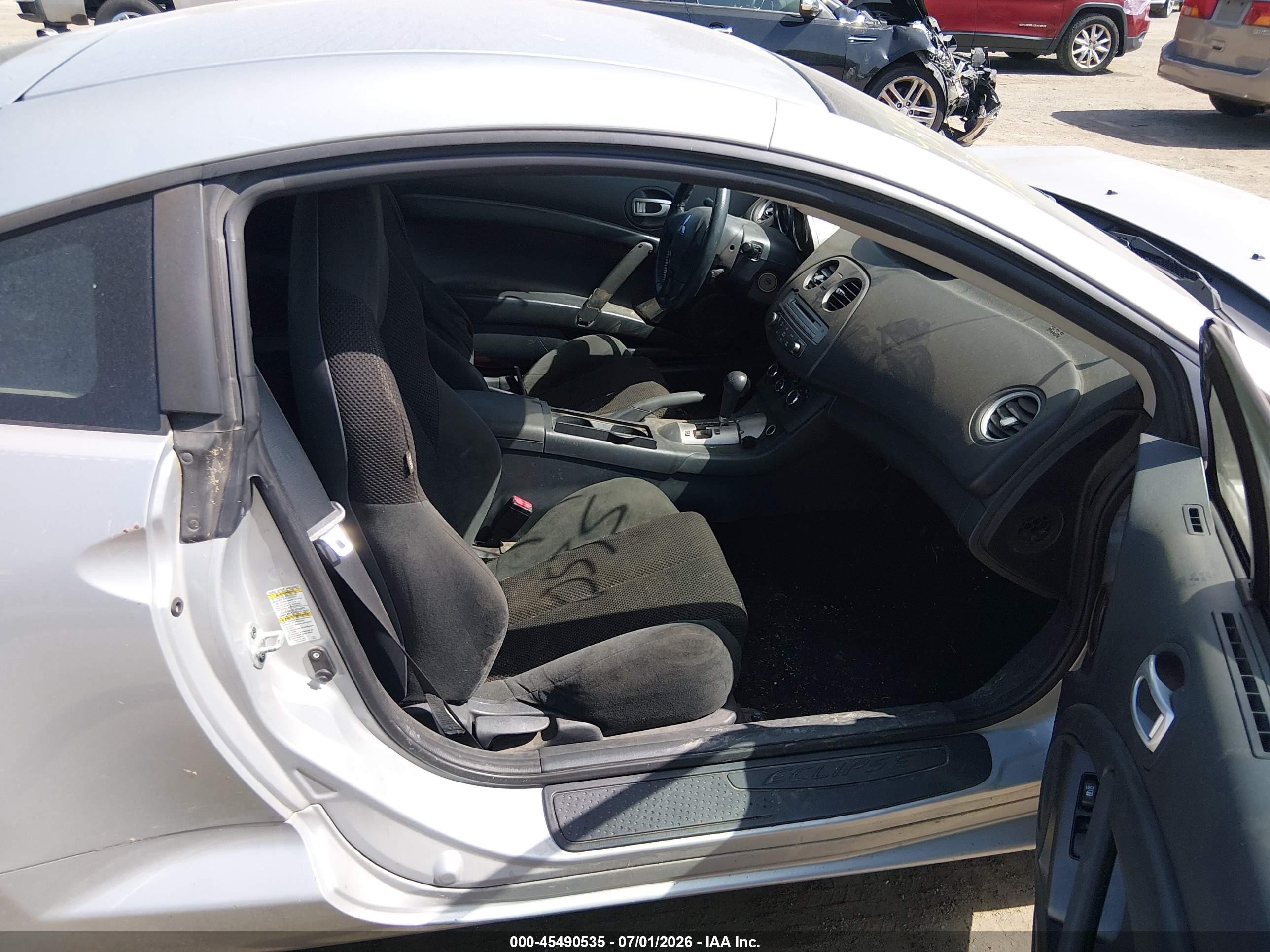 2008 Mitsubishi Eclipse Gs Silver vin: 4A3AK24FX8E041708