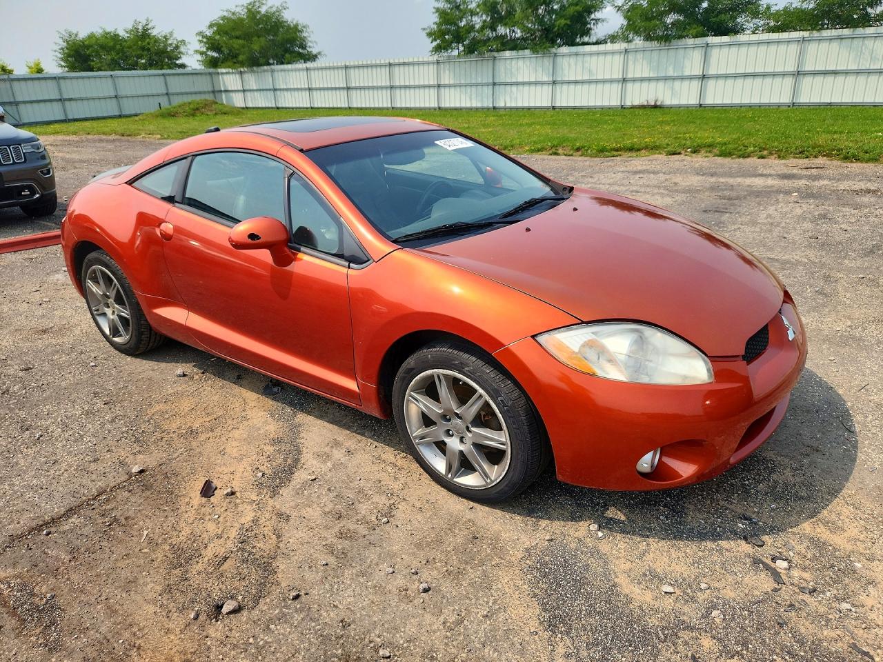 2008 Mitsubishi Eclipse Orange vin: 4A3AK34T08E030681
