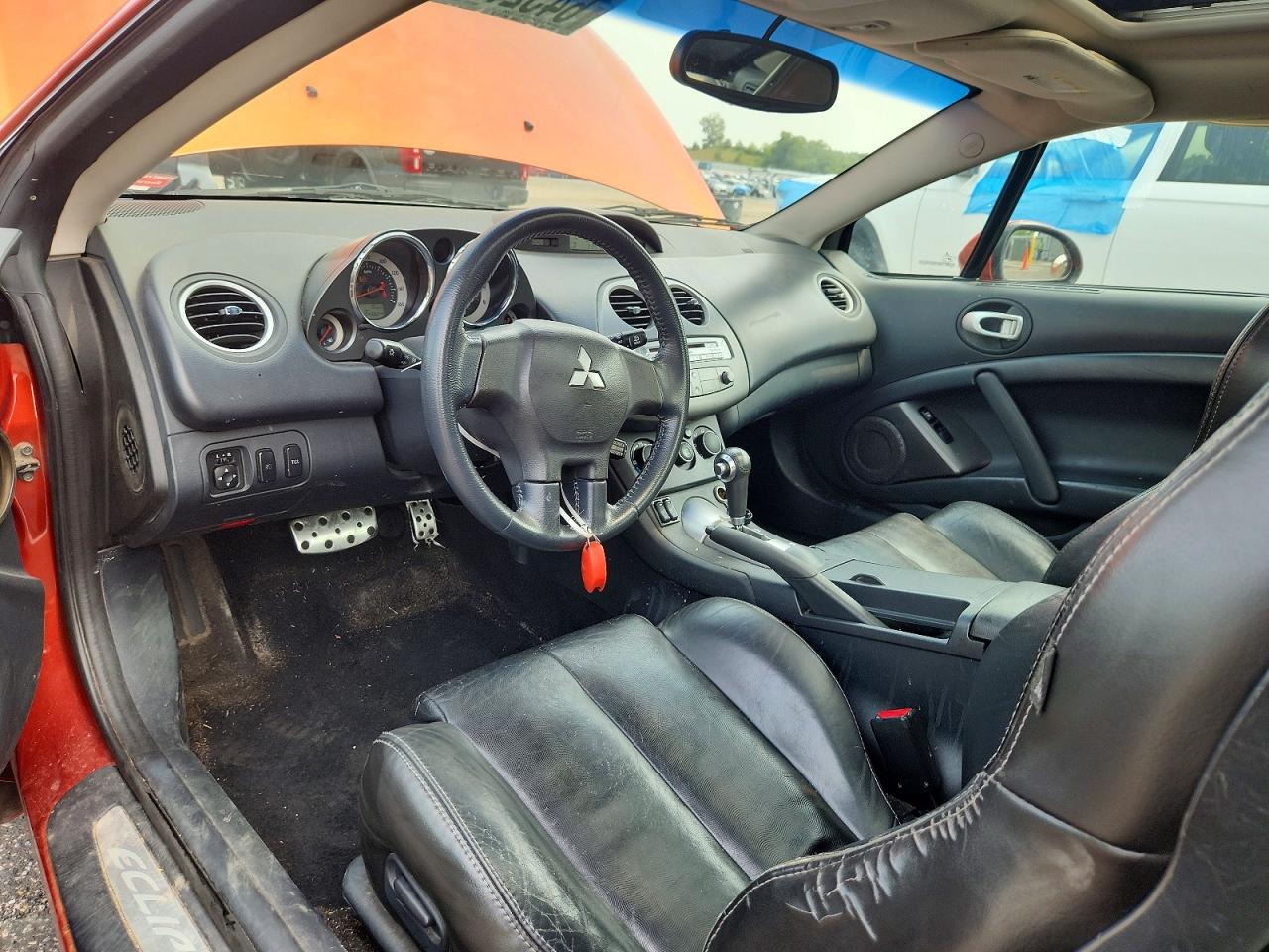 2008 Mitsubishi Eclipse Orange vin: 4A3AK34T08E030681