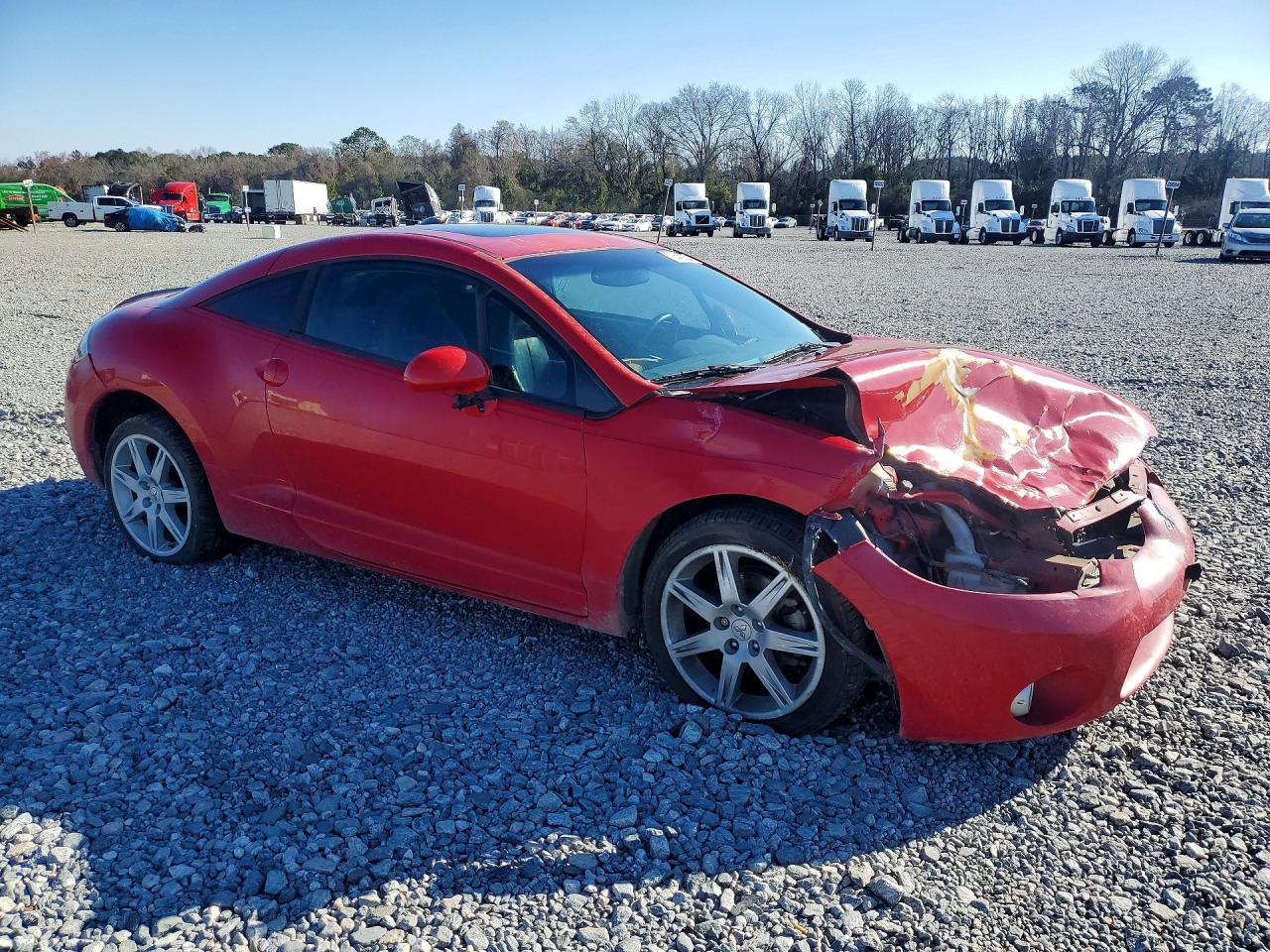 2007 Mitsubishi Eclipse Gt Red vin: 4A3AK34T17E013886