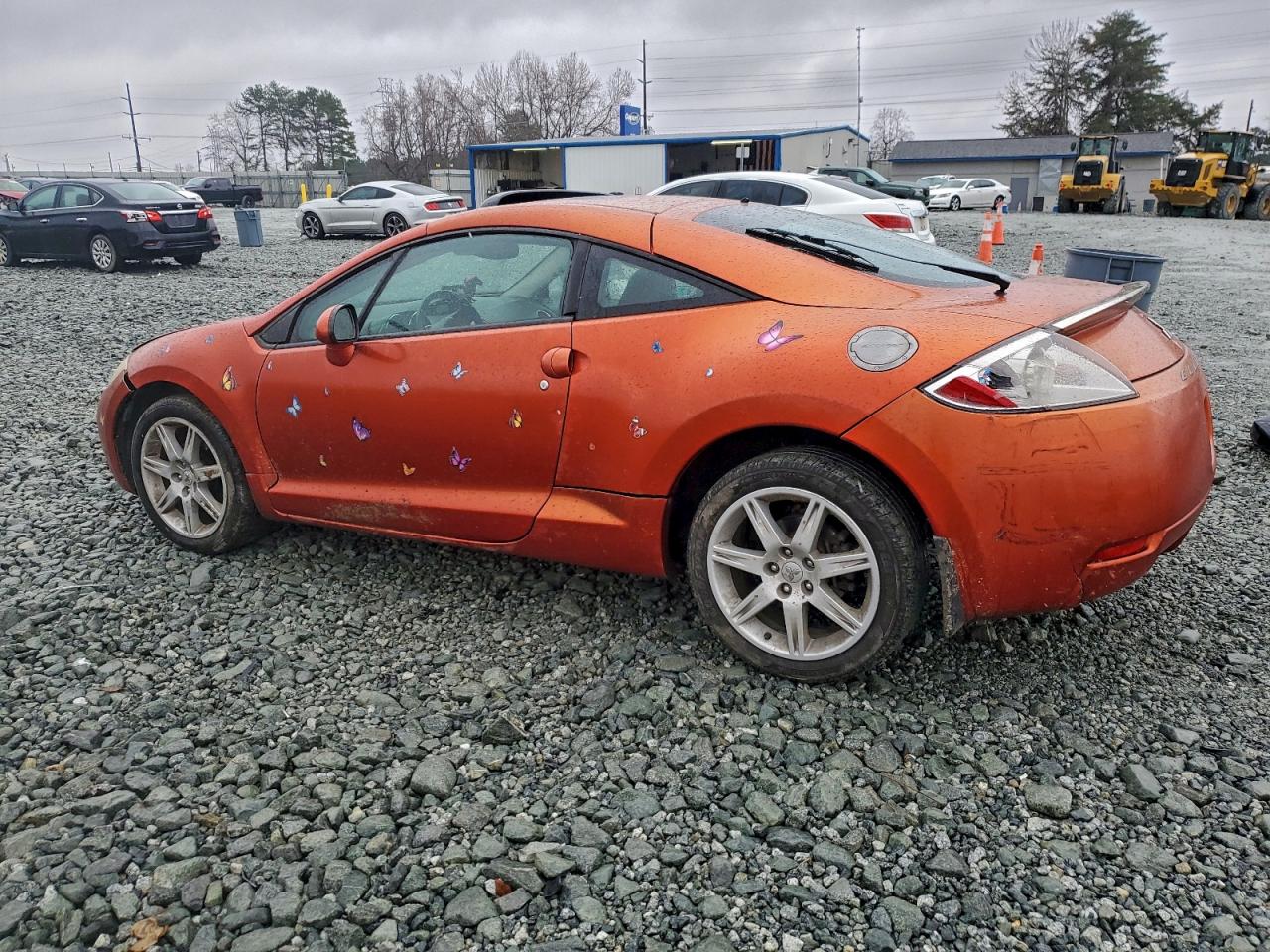 2007 Mitsubishi Eclipse Gt Оранжевый vin: 4A3AK34T37E013632