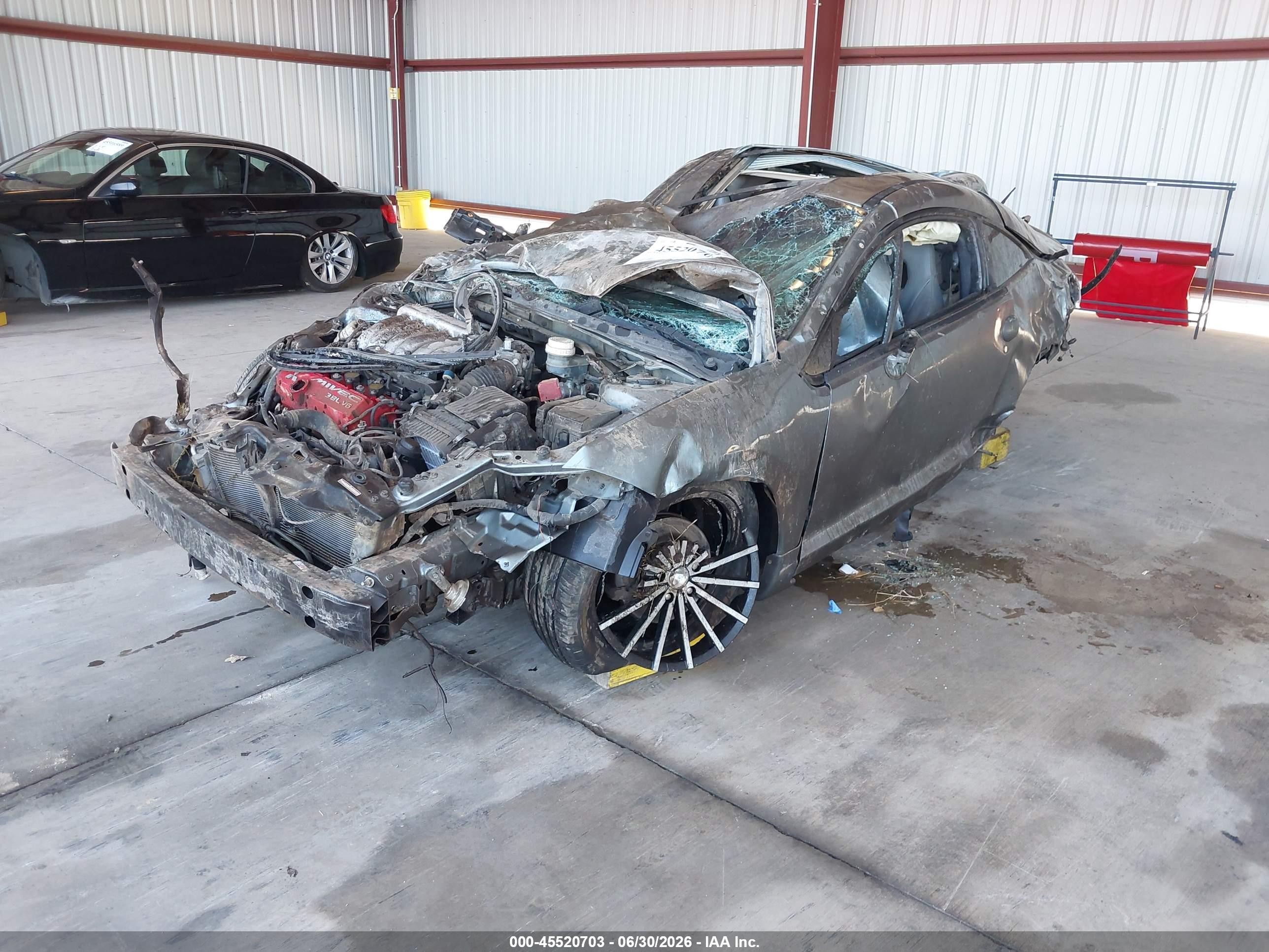 2007 Mitsubishi Eclipse Gt Gray vin: 4A3AK34T57E009310