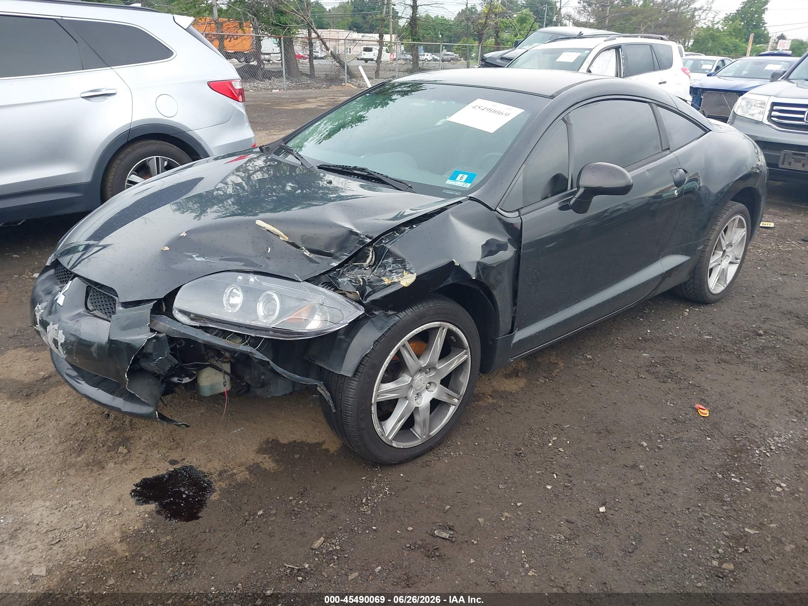 2008 Mitsubishi Eclipse Gt Black vin: 4A3AK34T98E005911
