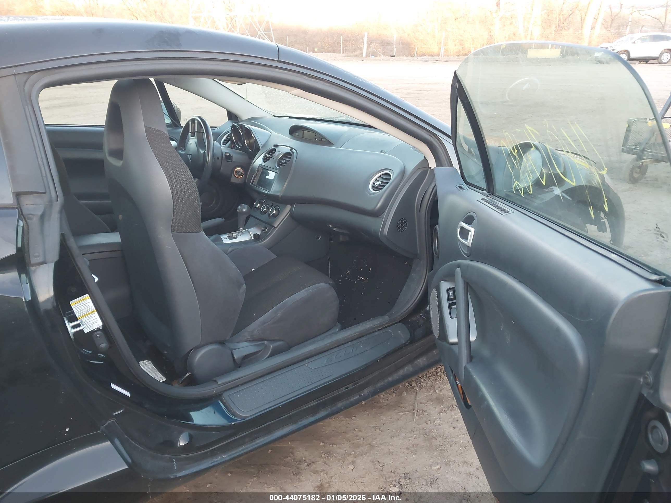 2007 Mitsubishi Eclipse Gt Black vin: 4A3AK34TX7E011683
