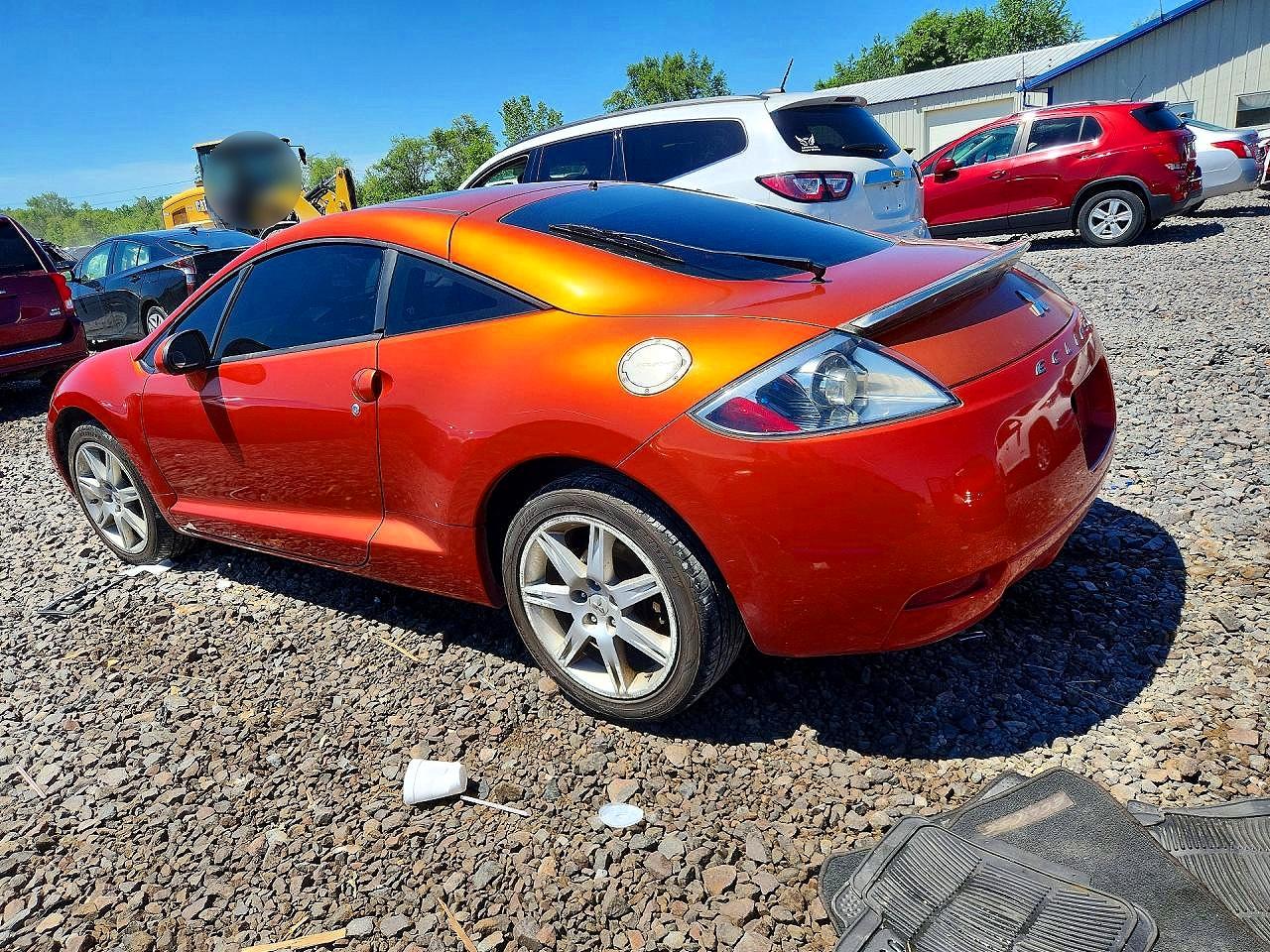 2007 Mitsubishi Eclipse Gt Orange vin: 4A3AK34TX7E013644