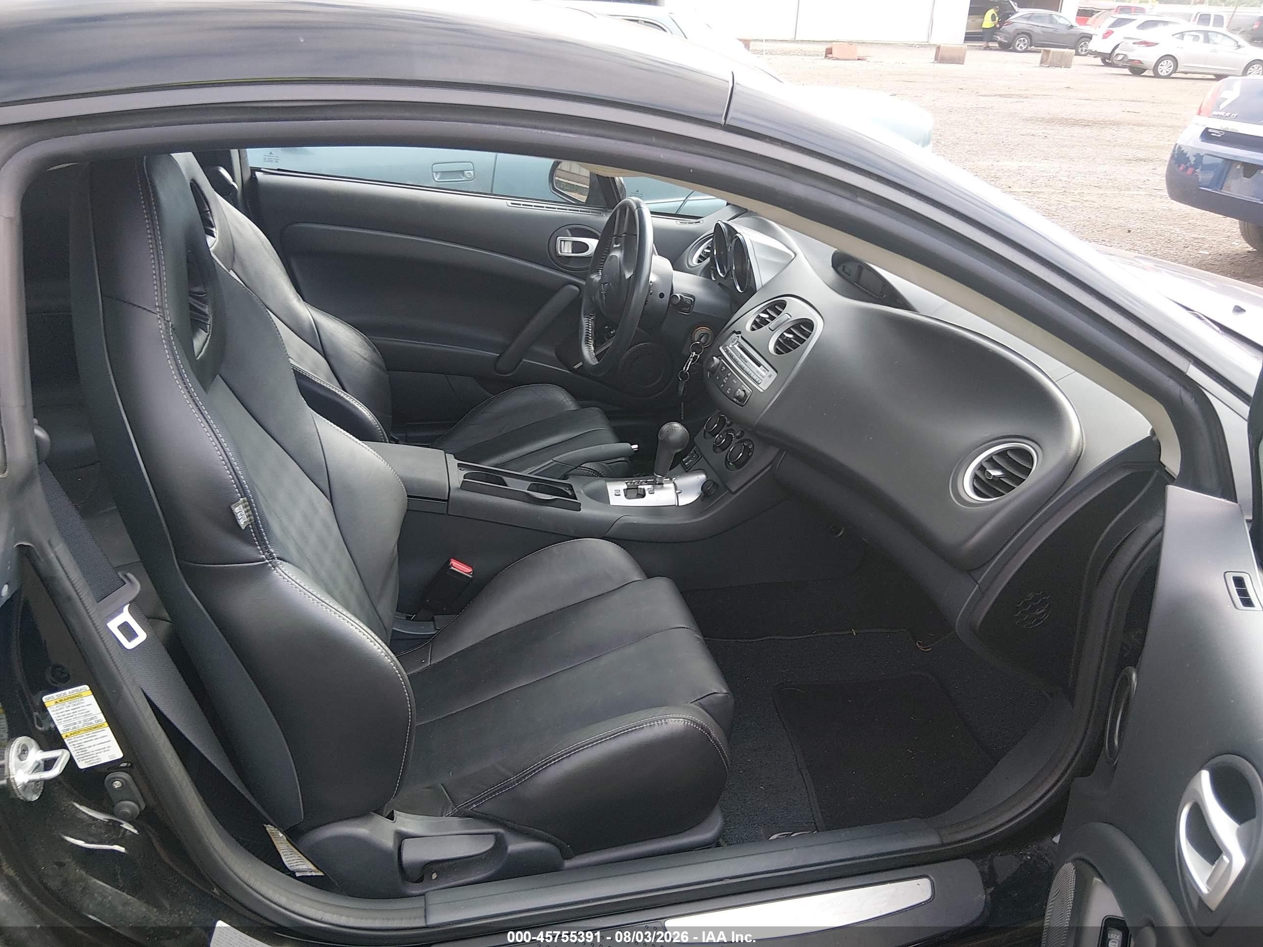 2009 Mitsubishi Eclipse Gt Черный vin: 4A3AK34TX9E032505
