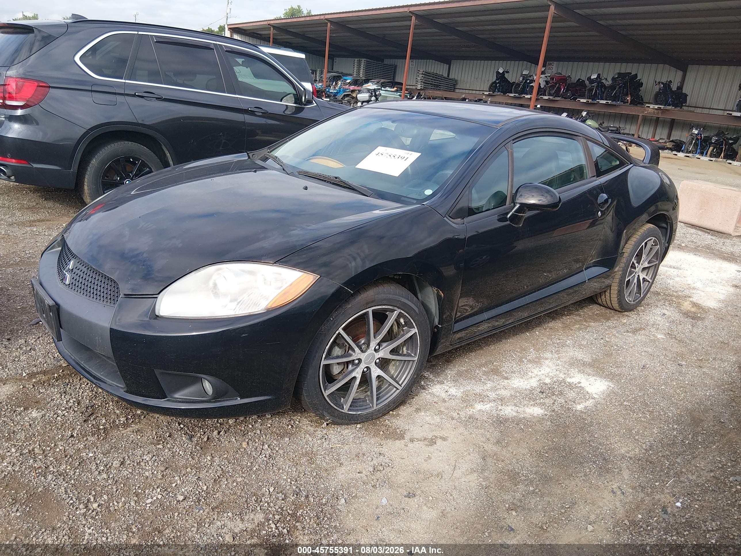 2009 Mitsubishi Eclipse Gt Черный vin: 4A3AK34TX9E032505