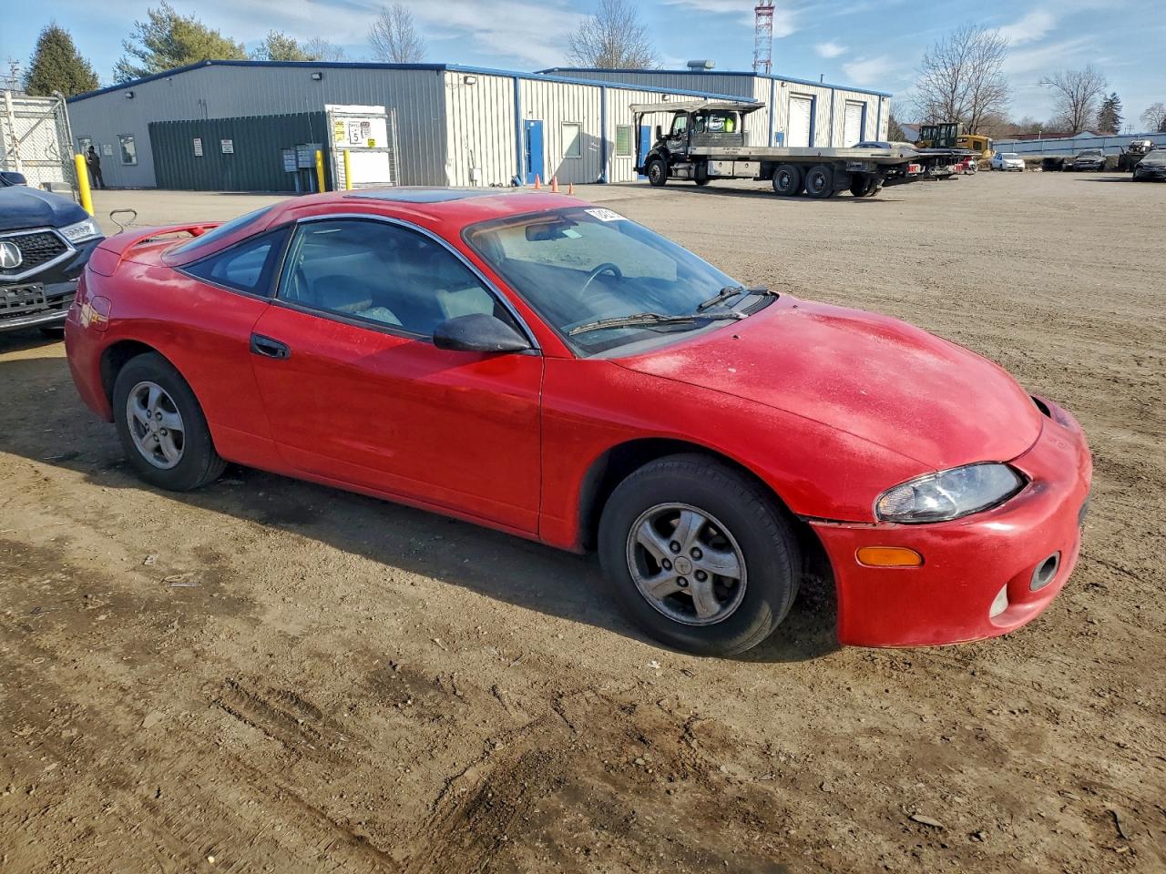 1998 Mitsubishi Eclipse Rs Red vin: 4A3AK34Y3WE049332