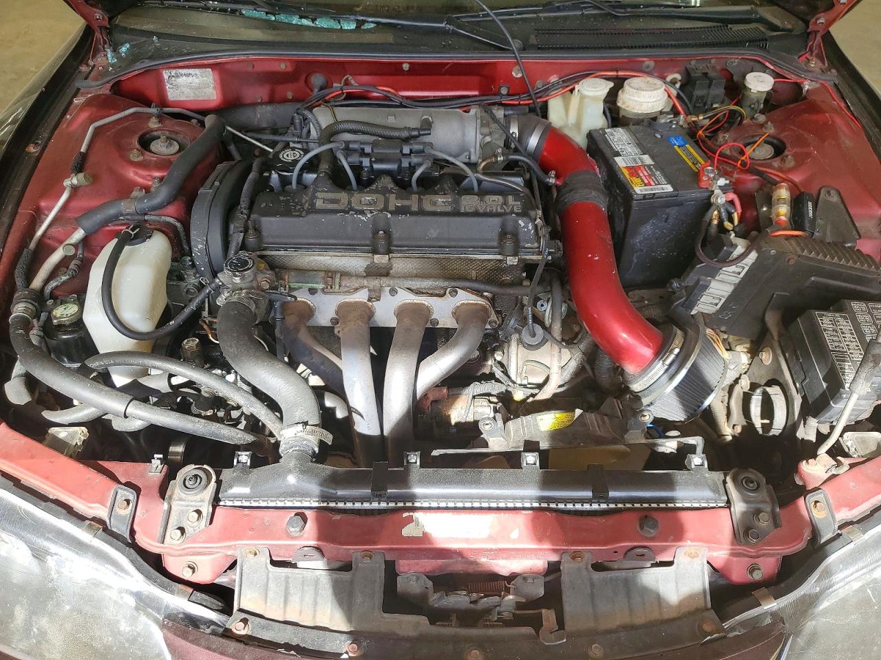 1998 Mitsubishi Eclipse Rs Burgundy vin: 4A3AK34Y7WE003955