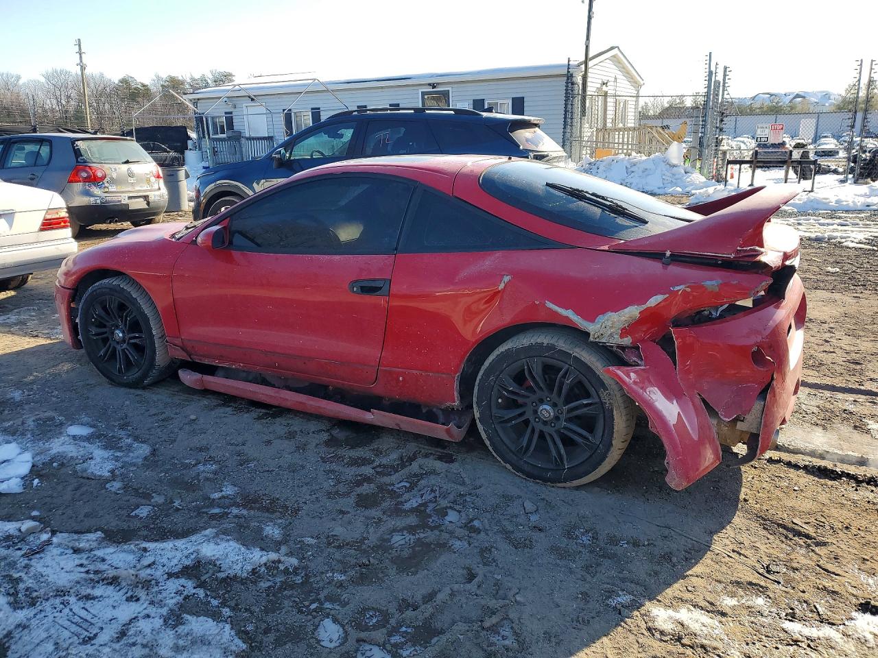 1999 Mitsubishi Eclipse Gs Red vin: 4A3AK44Y1XE129705