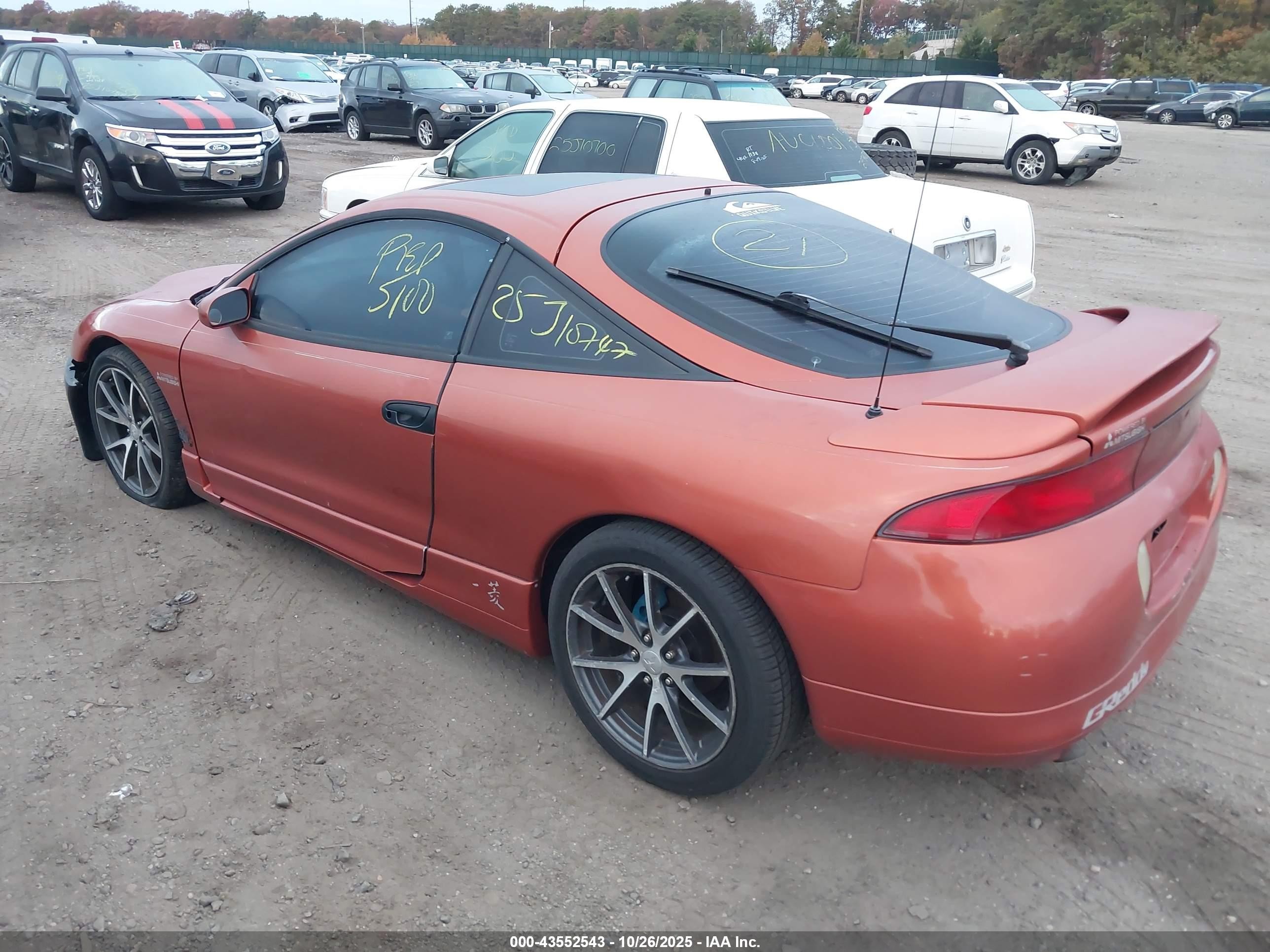 1995 Mitsubishi Eclipse Gs Оранжевый vin: 4A3AK44Y4SE148399